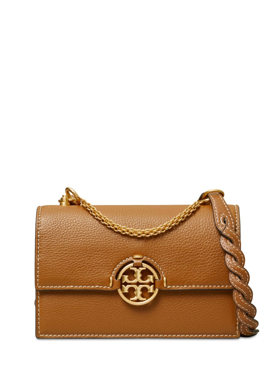 Tory Burch Miller Mini Leather Flap Shoulder Bag - ShopStyle