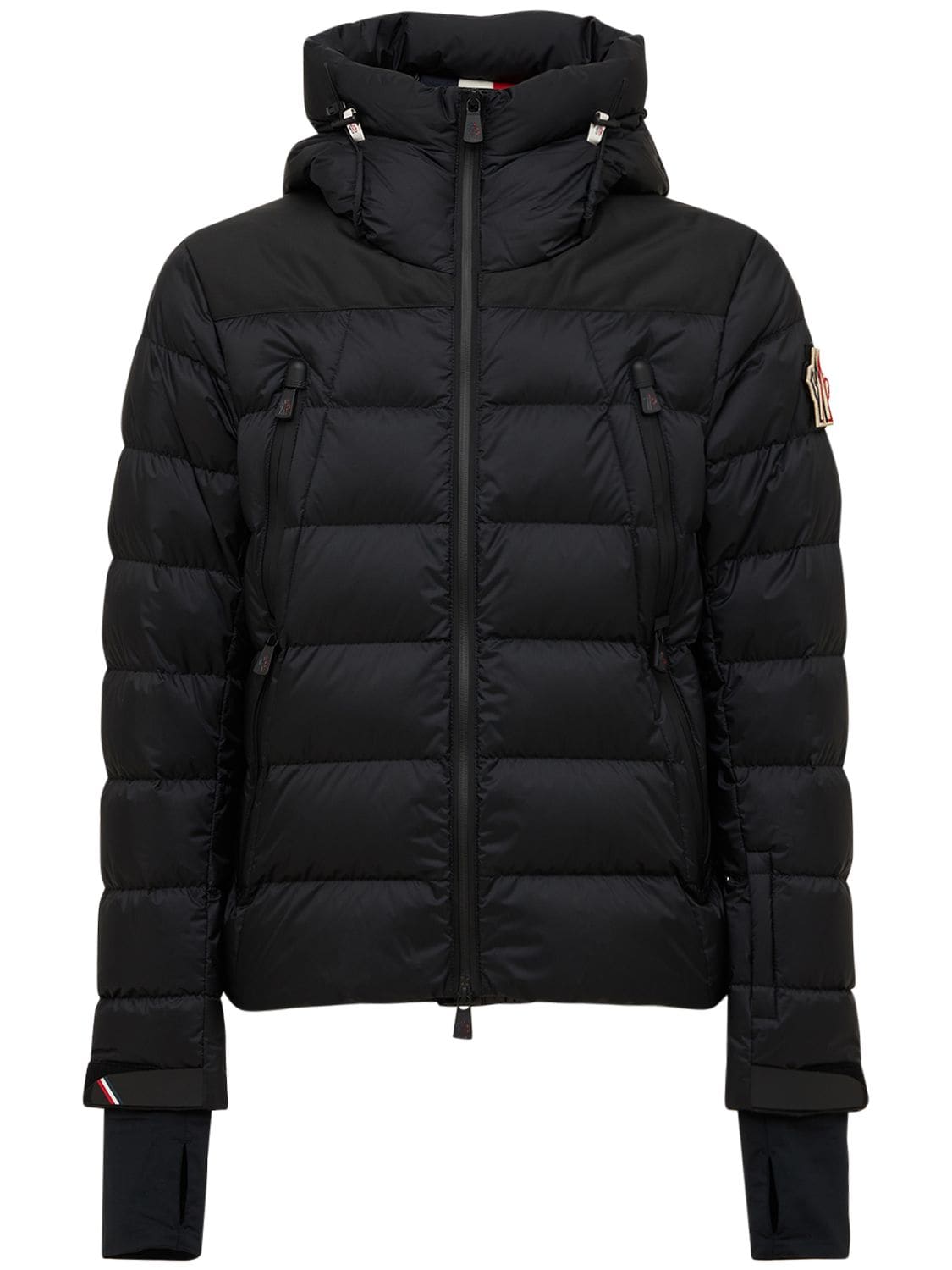 Shop Moncler Camurac Nylon Down Ski Jacket In Black