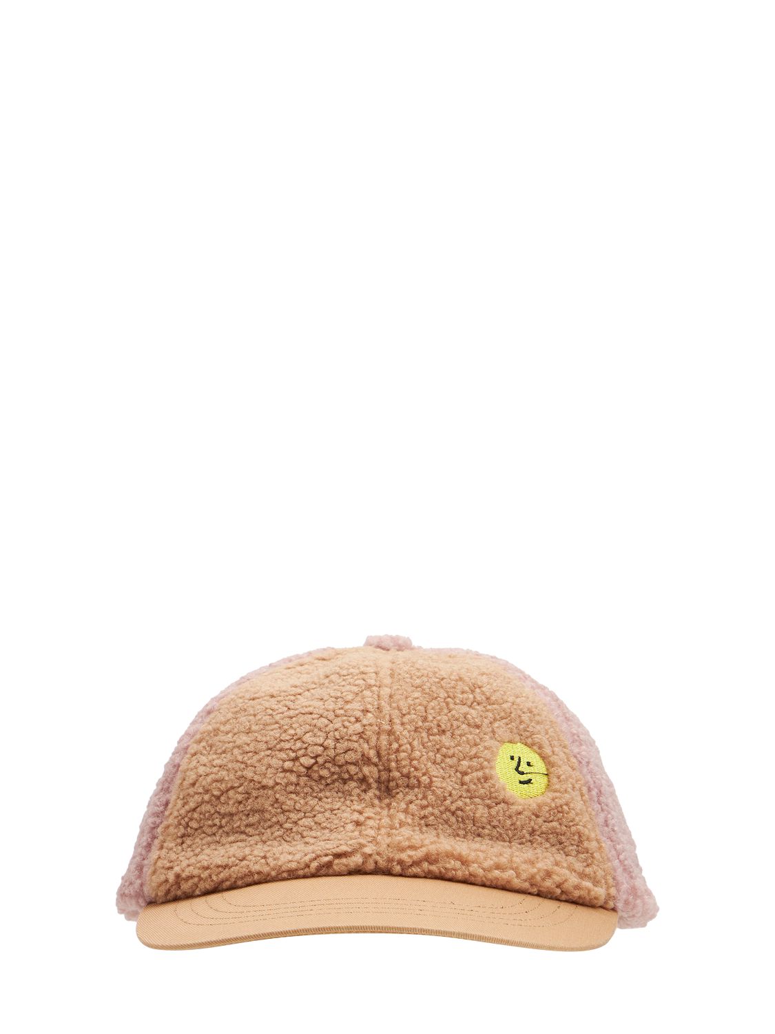 Recycled faux fur baseball hat 
