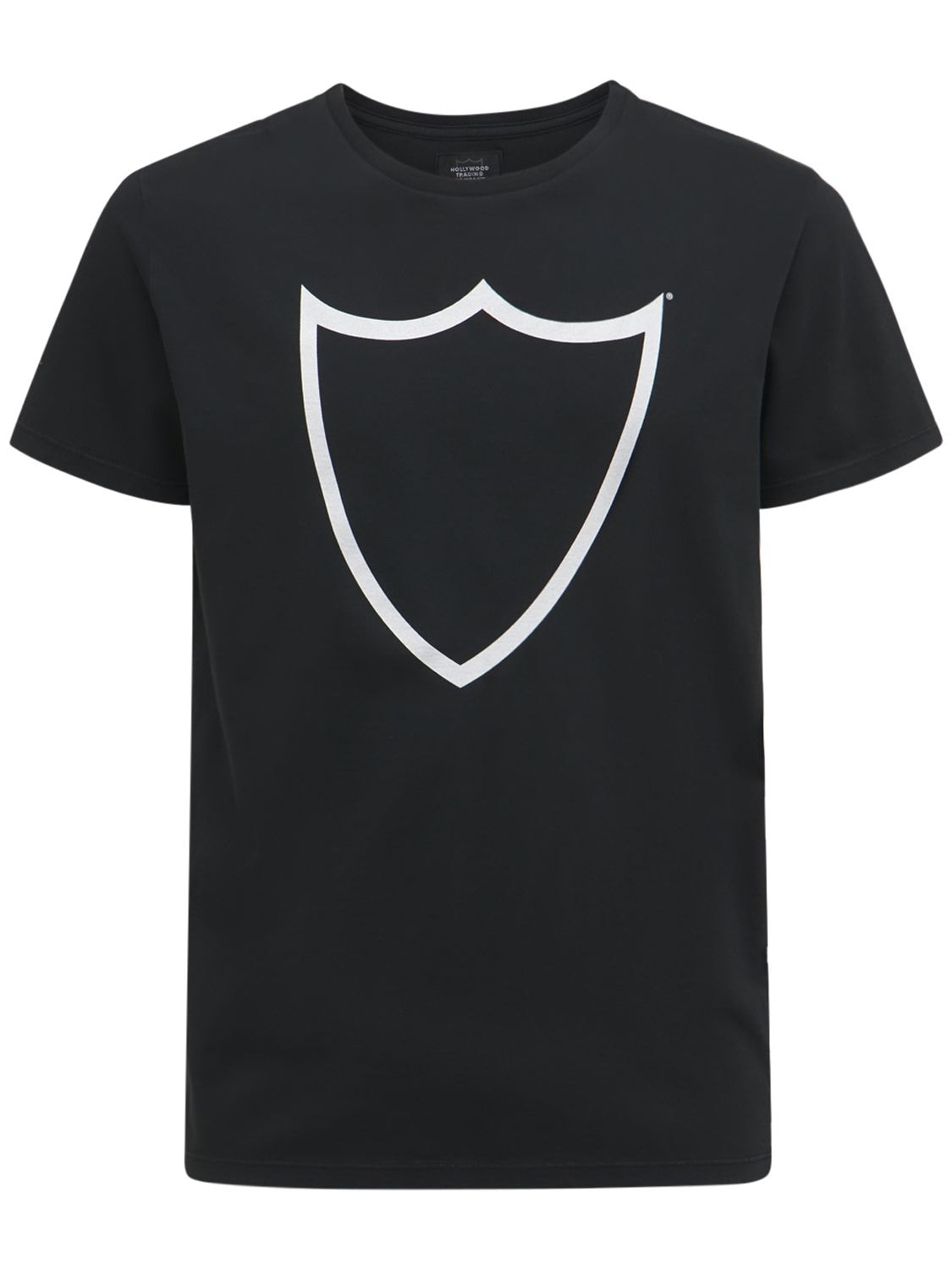 HTC LOS ANGELES Printed Logo Slim Cotton T-shirt
