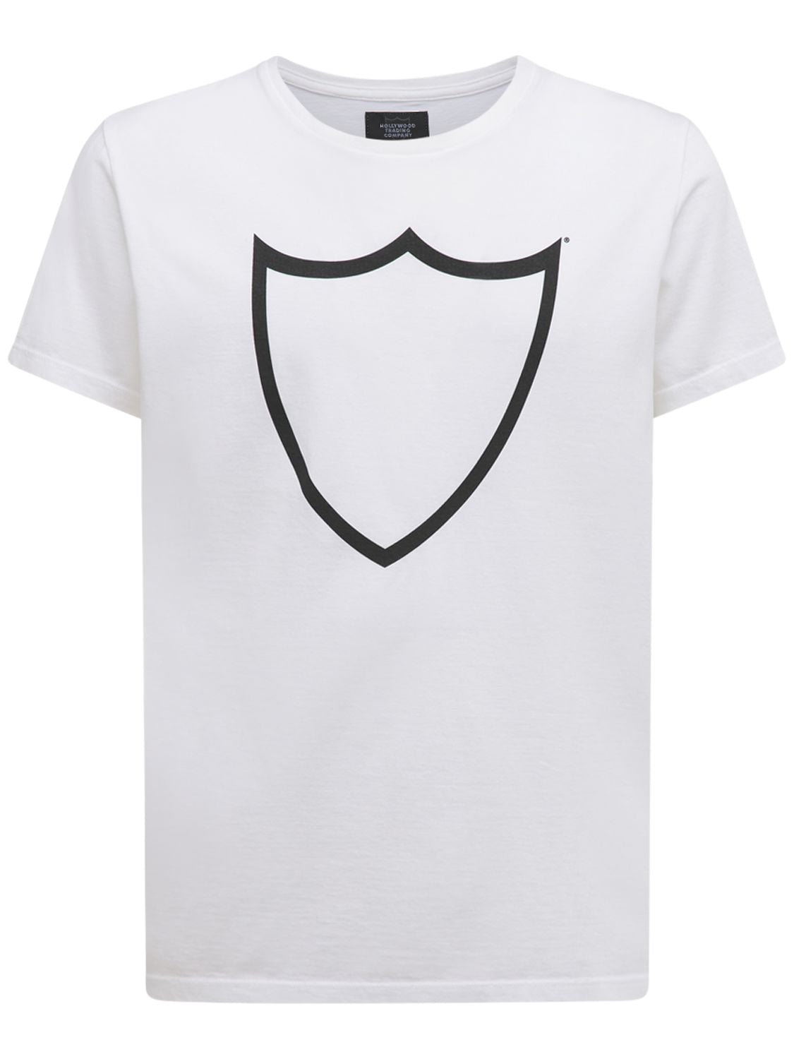 Logo Print Slim Cotton Jersey T-shirt