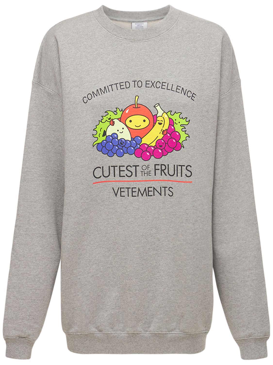 vetements logo sweatshirt