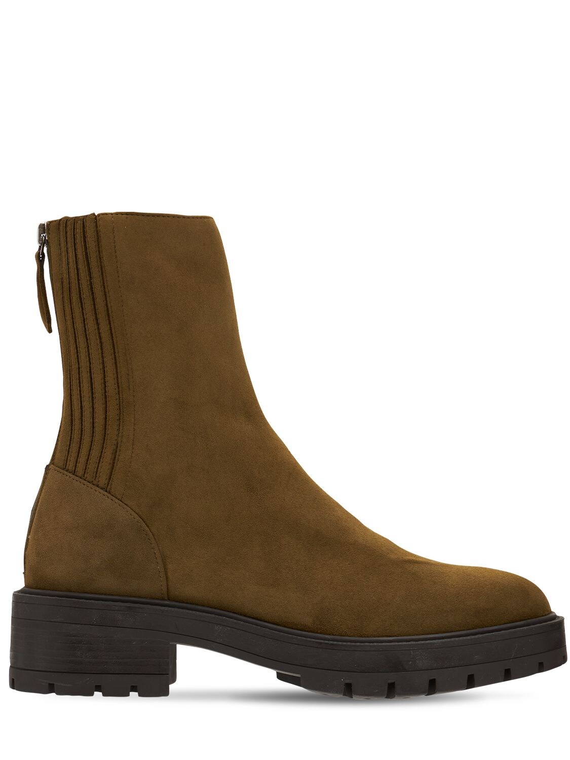 aquazzura saint honore combat almond toe boots