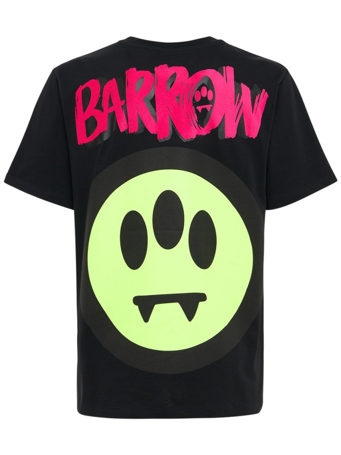 Barrow Logo Cotton T-shirt In Black