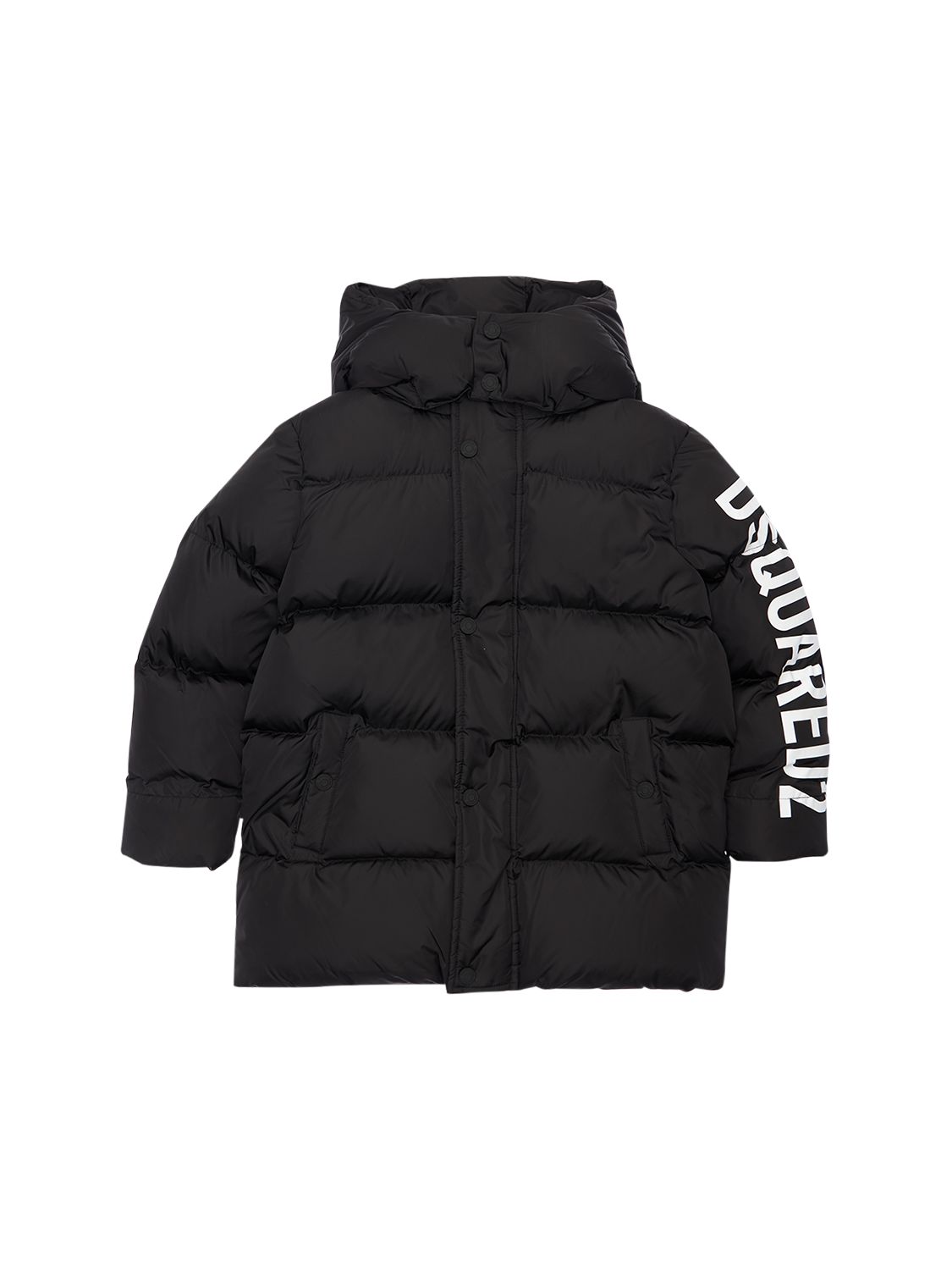 dsquared2 logo down jacket