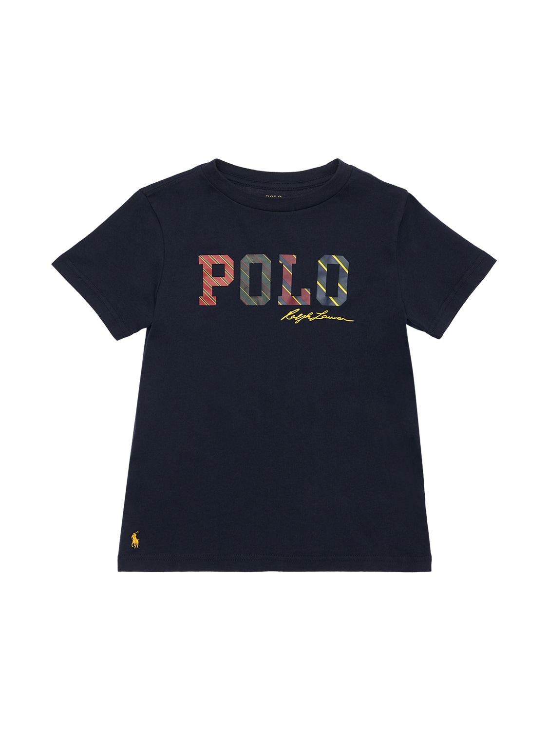 Ralph Lauren Kids' Polo Cotton Jersey T-shirt In Navy