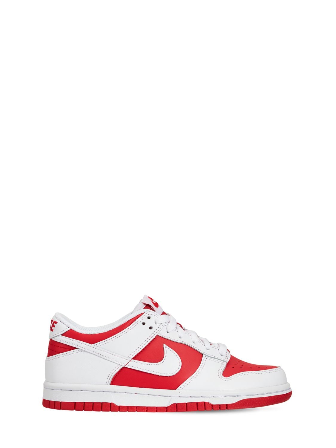 Nike Kids' Sneakers "dunk Low" In Weiss,rot