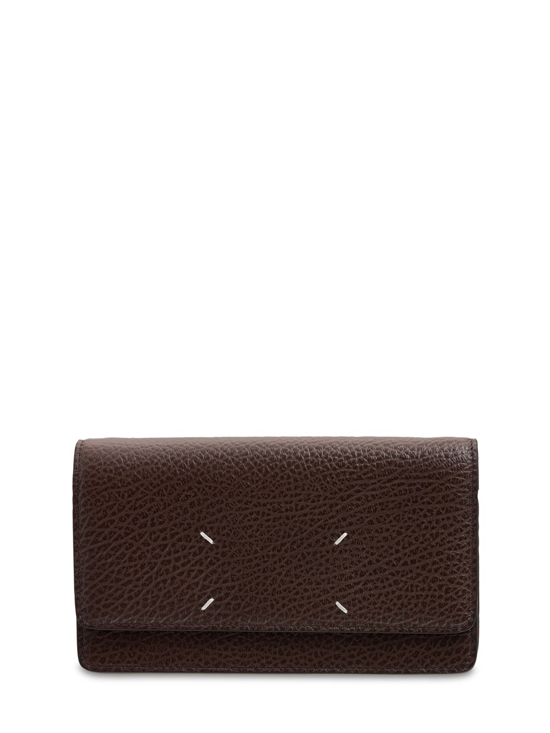 Brieftasche Aus Leder Mit Kette