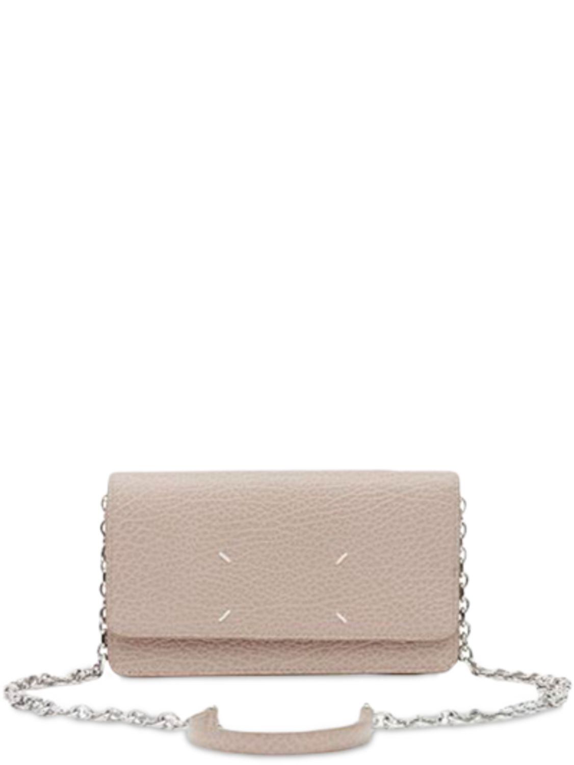 Brieftasche Aus Leder Mit Kette
