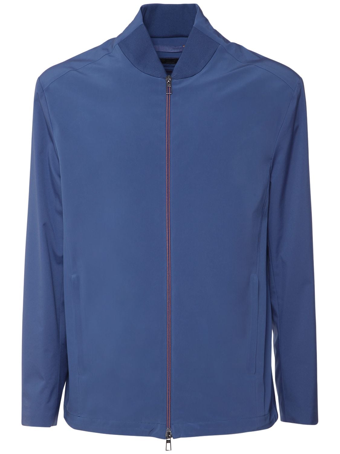 Loro Piana Redford Tech Bistretch Bomber Jacket In Sesia Blue