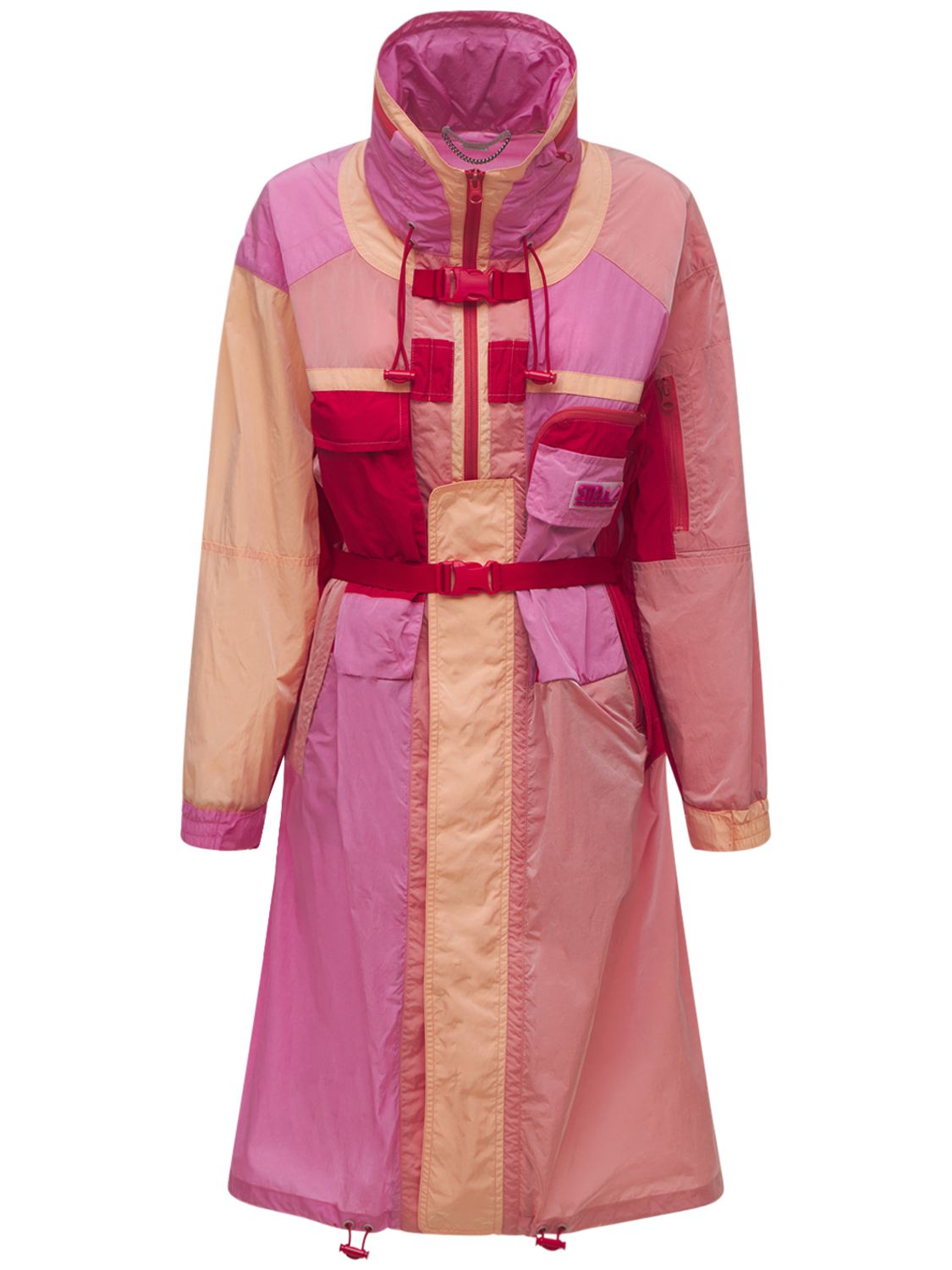 Trenchcoat Aus Nylon Mit Logo