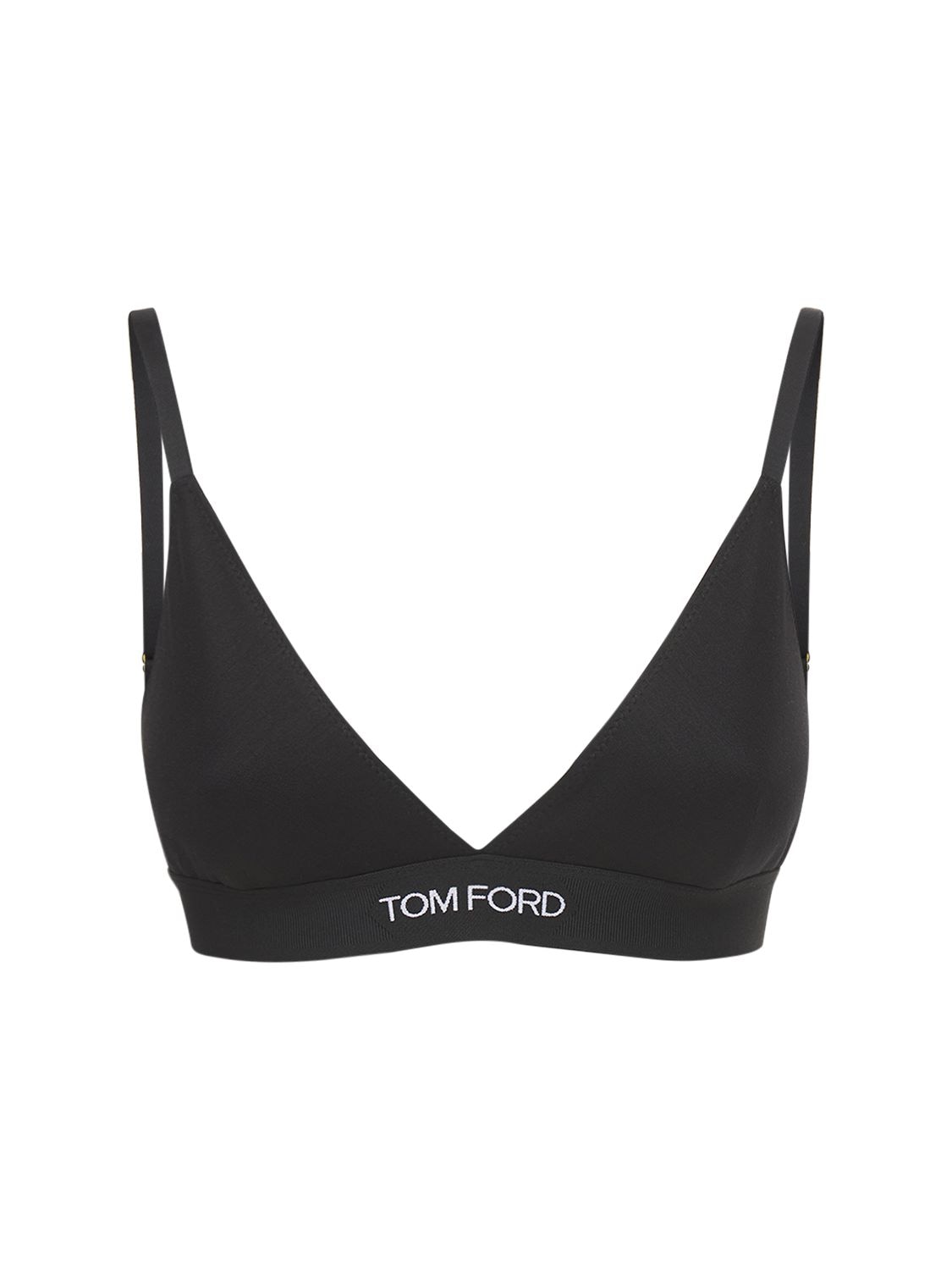 Tom Ford logo-underband Bra - Grey