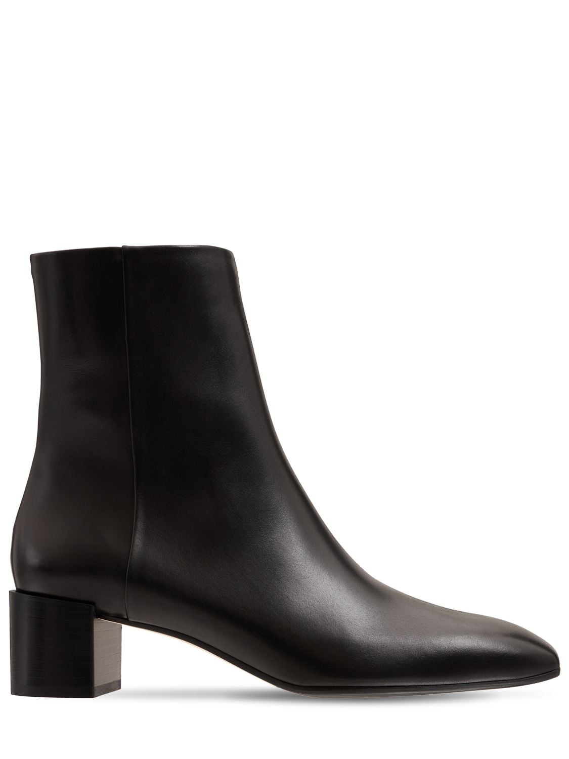 Aeyde - 45nn linn leather ankle boots - | Luisaviaroma