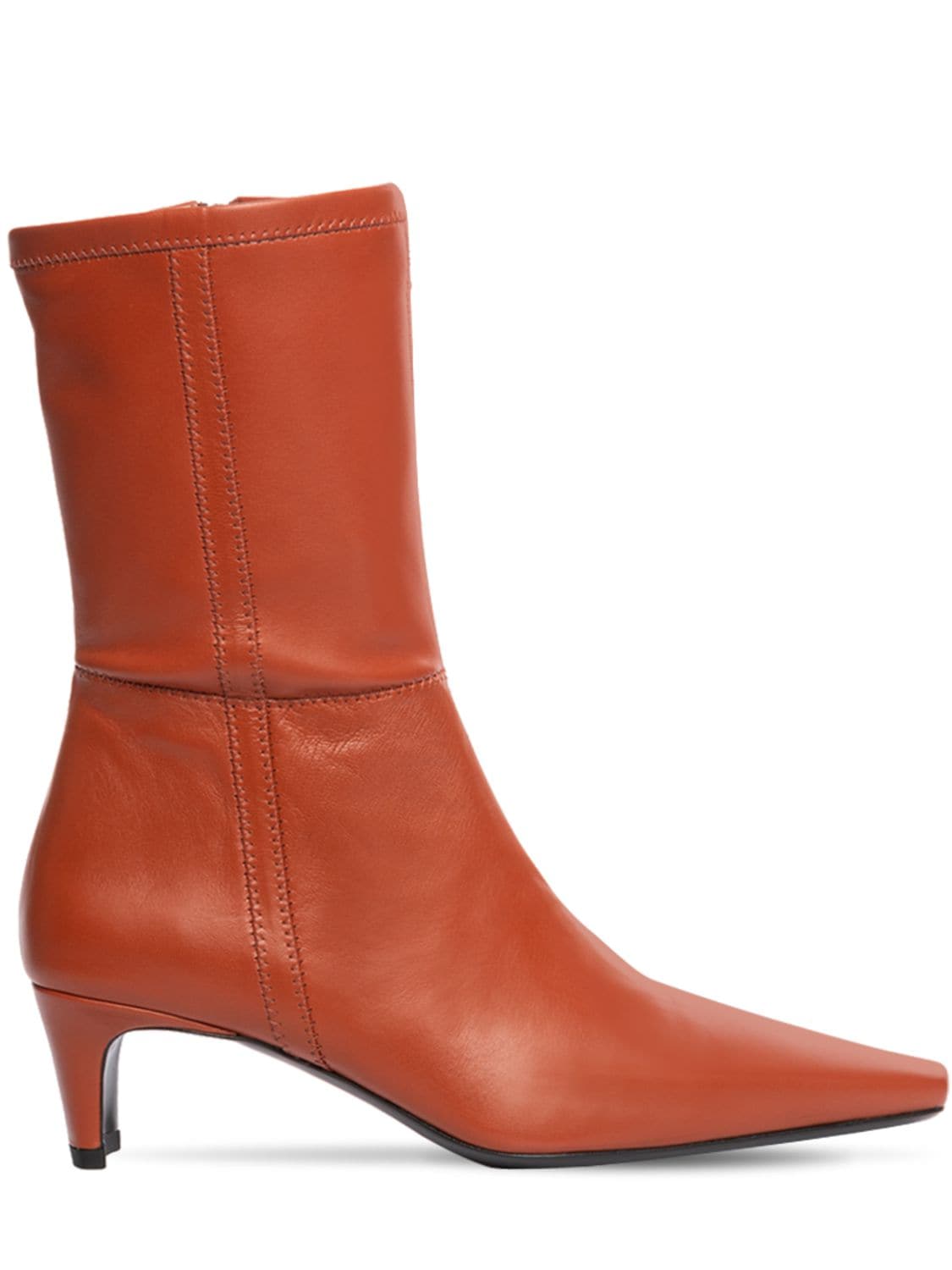 50mm Lars Leather Ankle Boots