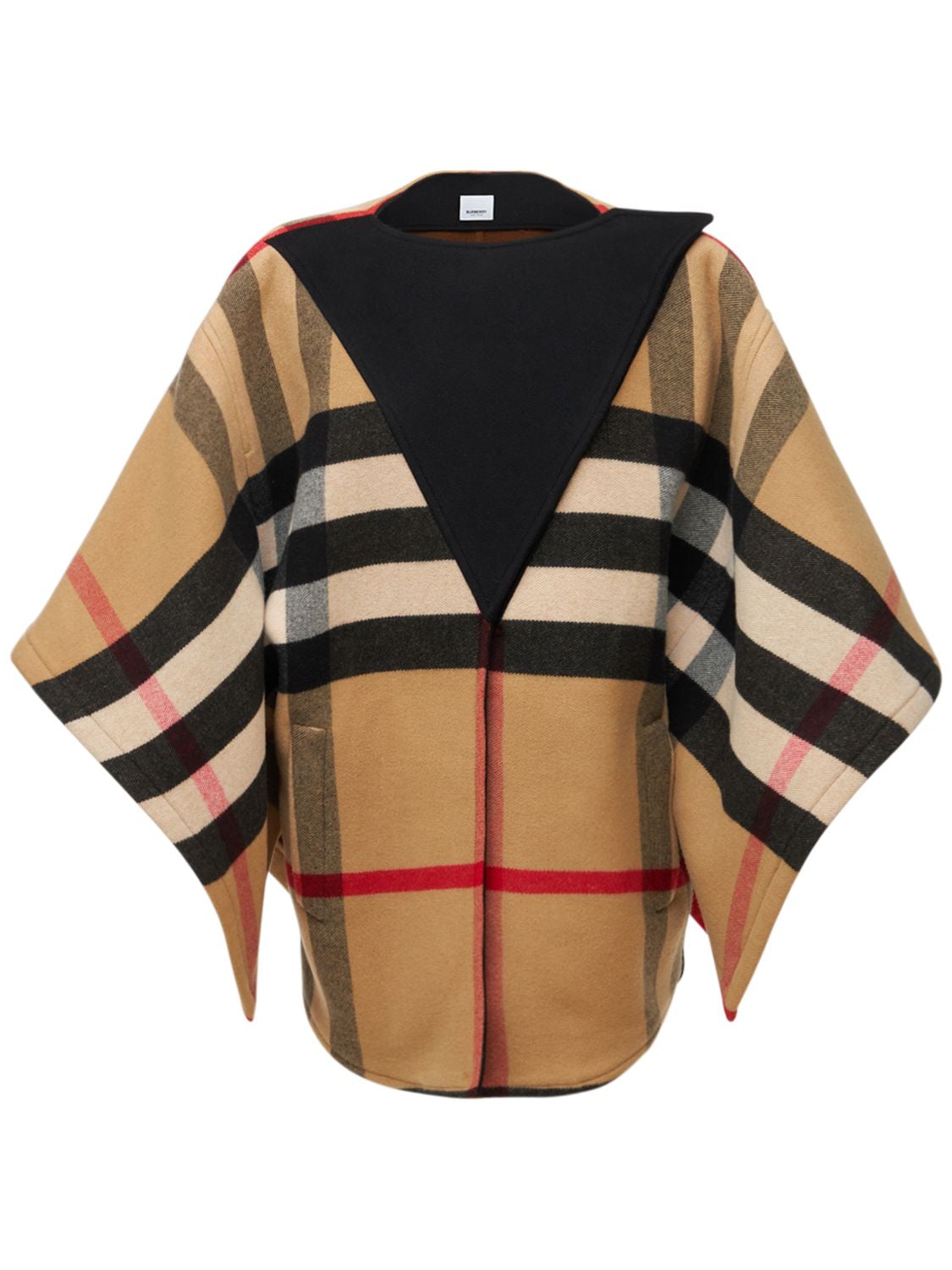 BURBERRY 格纹羊绒毡夹克,74INGL006-QTCWMJG1