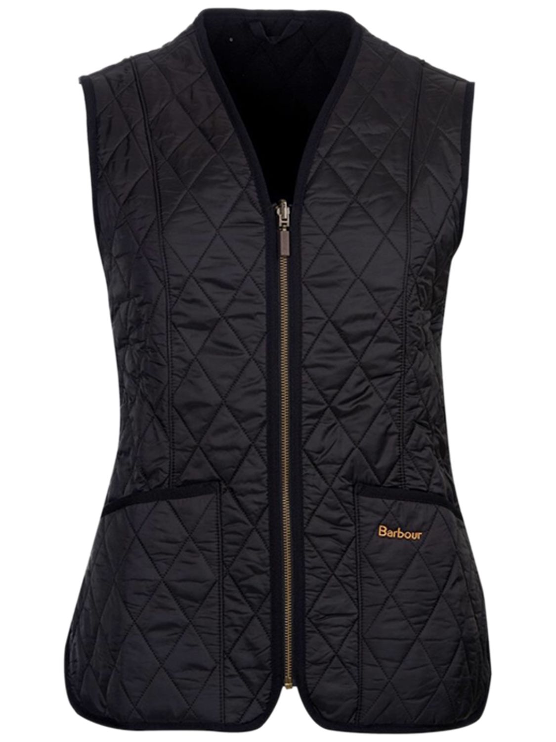 Barbour Lady Betty Fleece Vest In Schwarz
