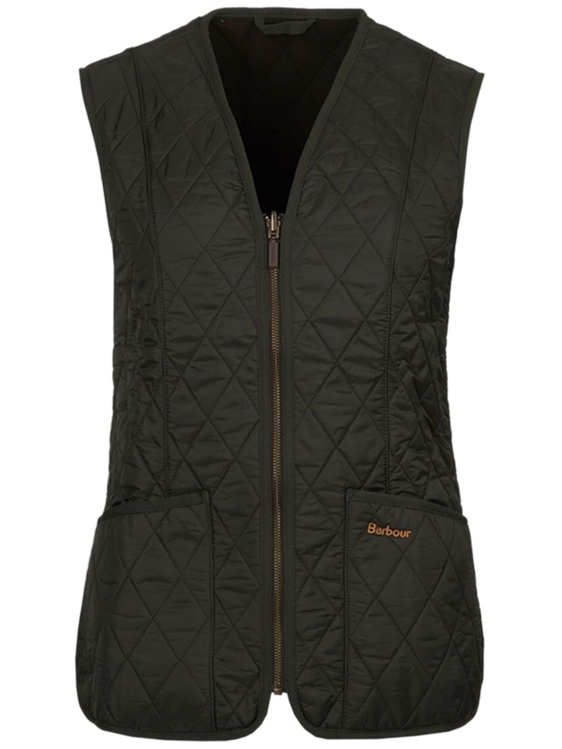 Barbour Lady Betty Fleece Vest In Olivgrün