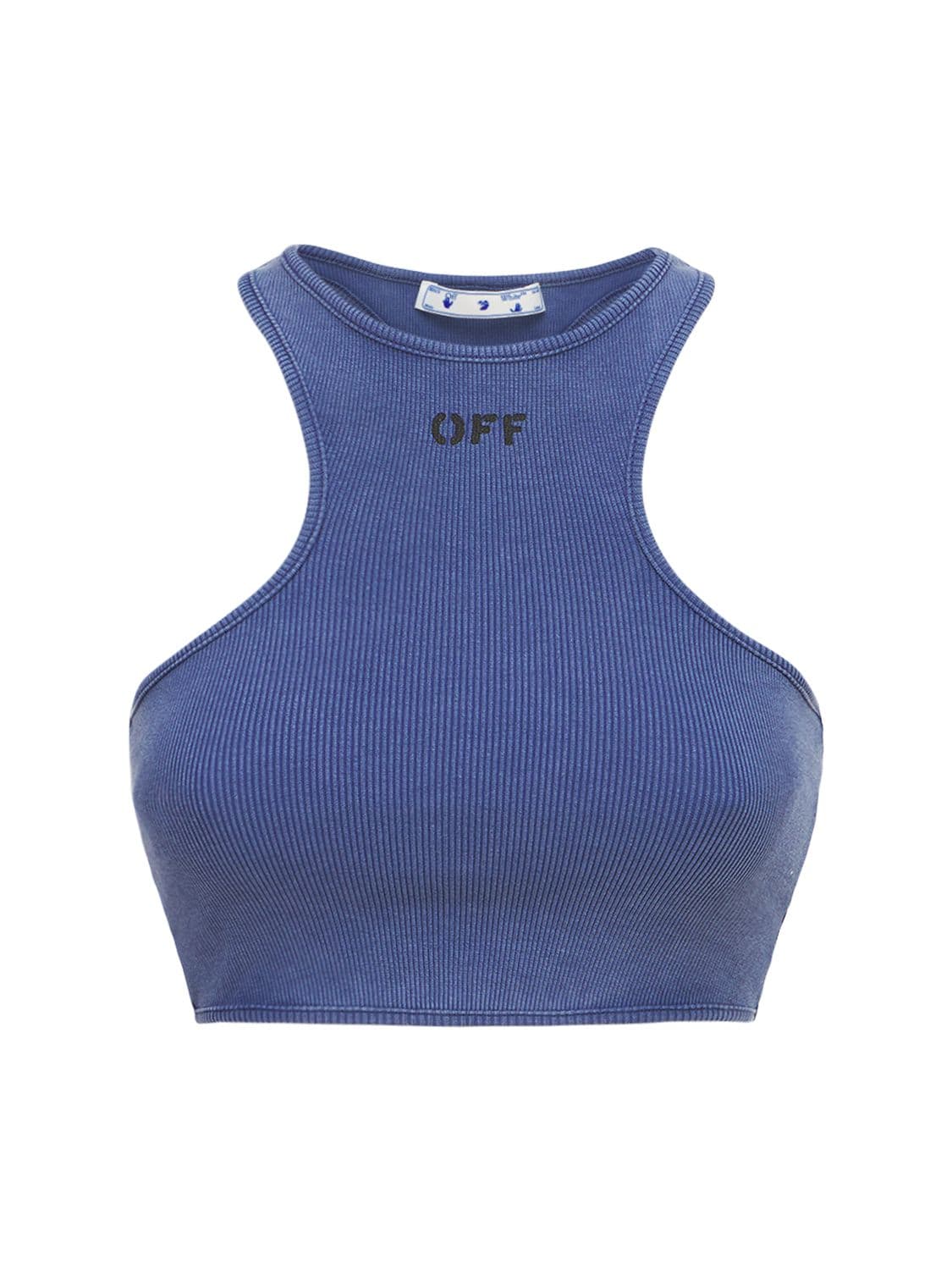 Lvr Exclusive Ribbed Cotton Rowing Top