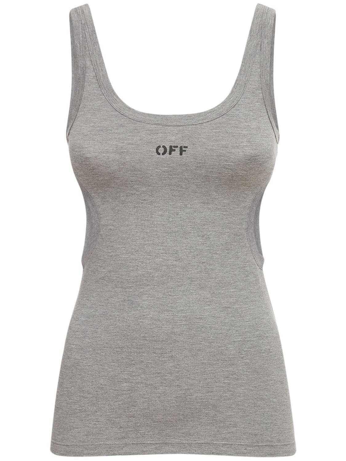 OFF-WHITE Lvr Exclusive Cotton Cheese Tank Top