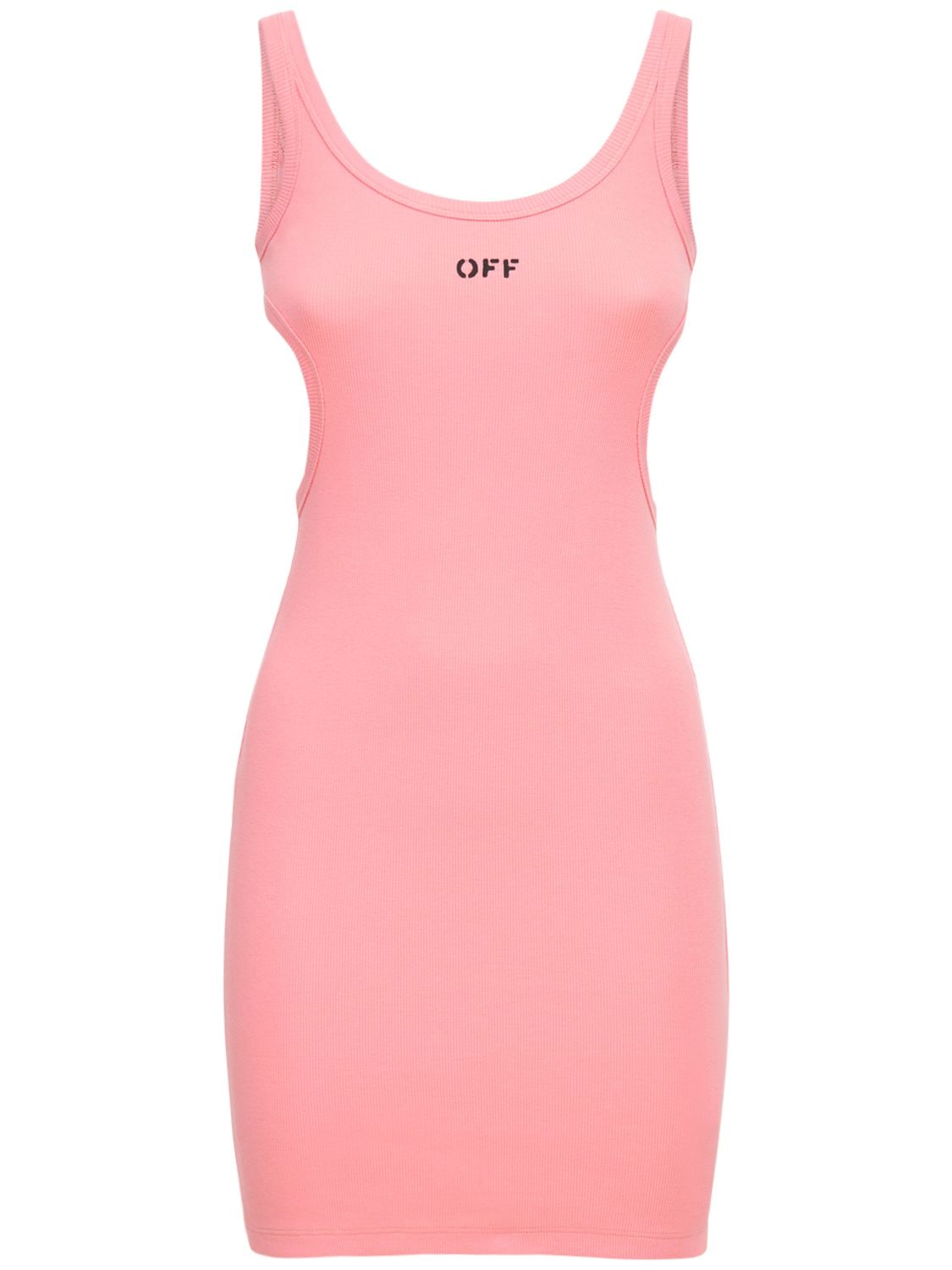white cotton tank dress