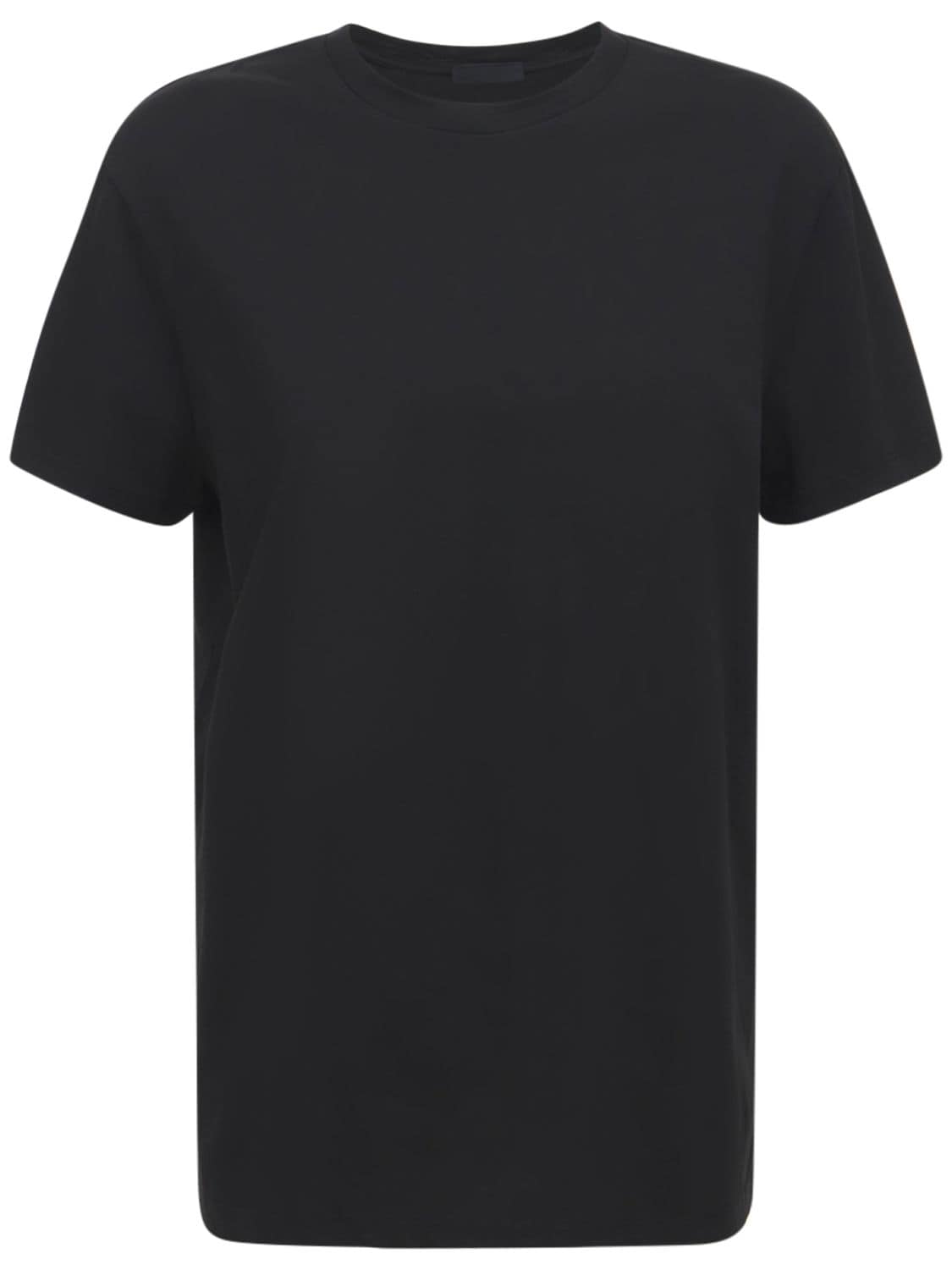 Wardrobe.nyc Classic Cotton Jersey T-shirt In Black