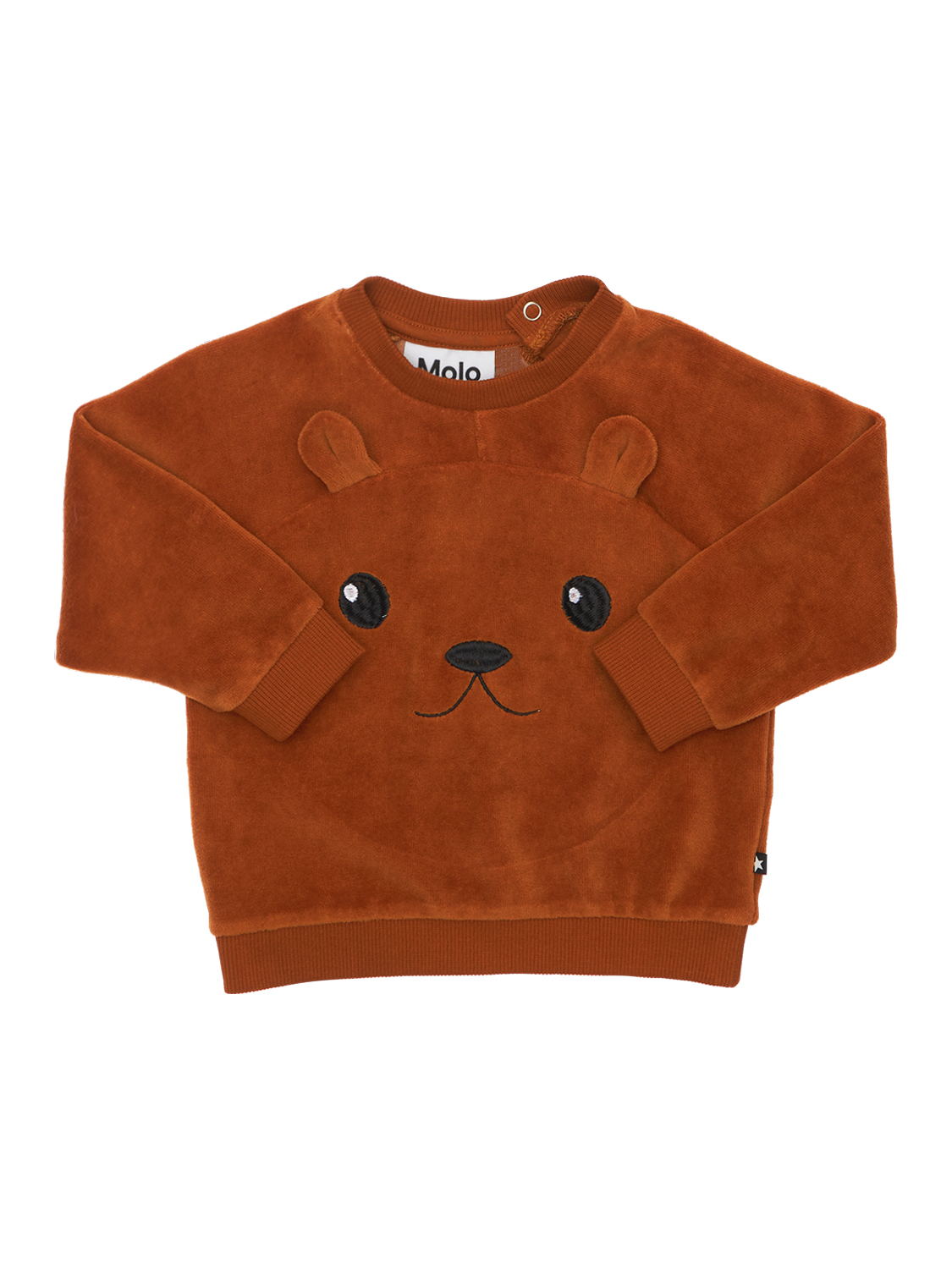 Sweatshirt Aus Baumwolle Mit Ohren
