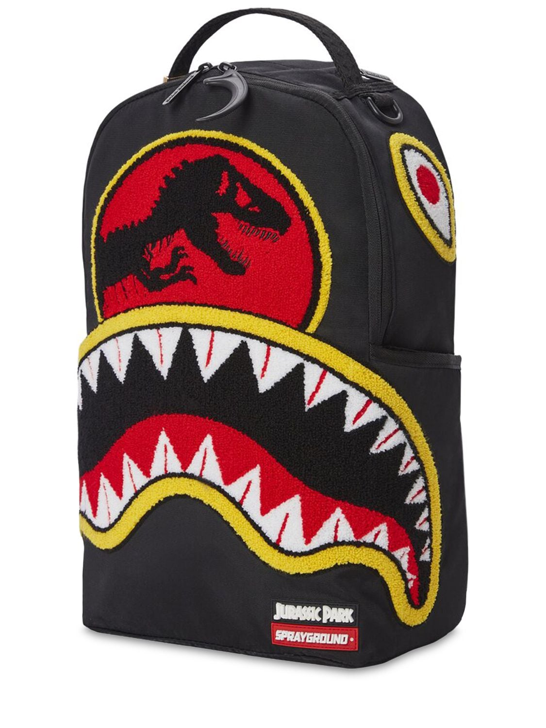 Sprayground Kids' Jurassic Park Print Canvas Backpack In Black | ModeSens