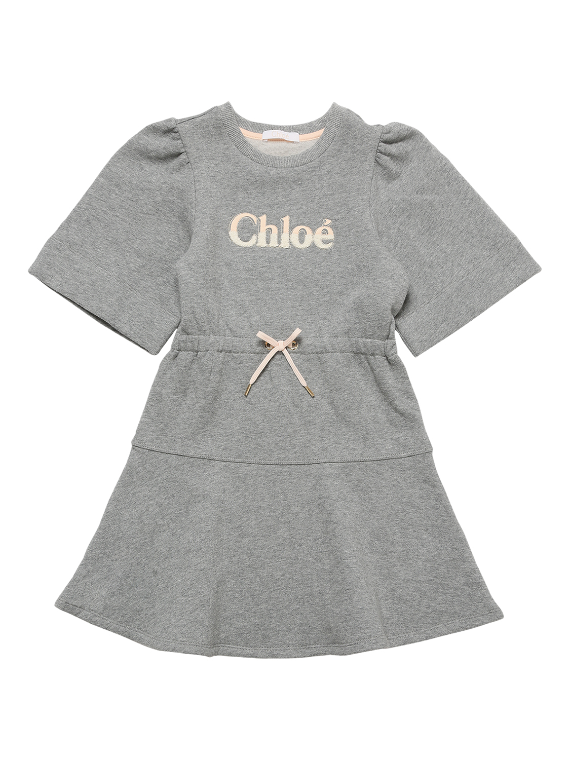 Kleid Aus Bio-baumwolle Mit Logo