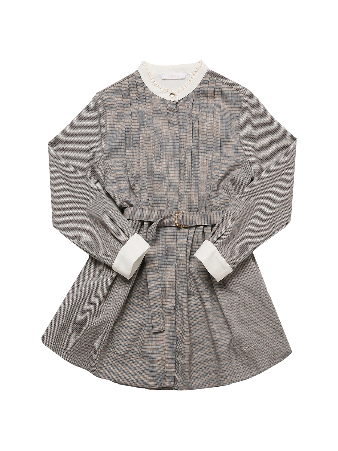 Kleid Mit Karodruck