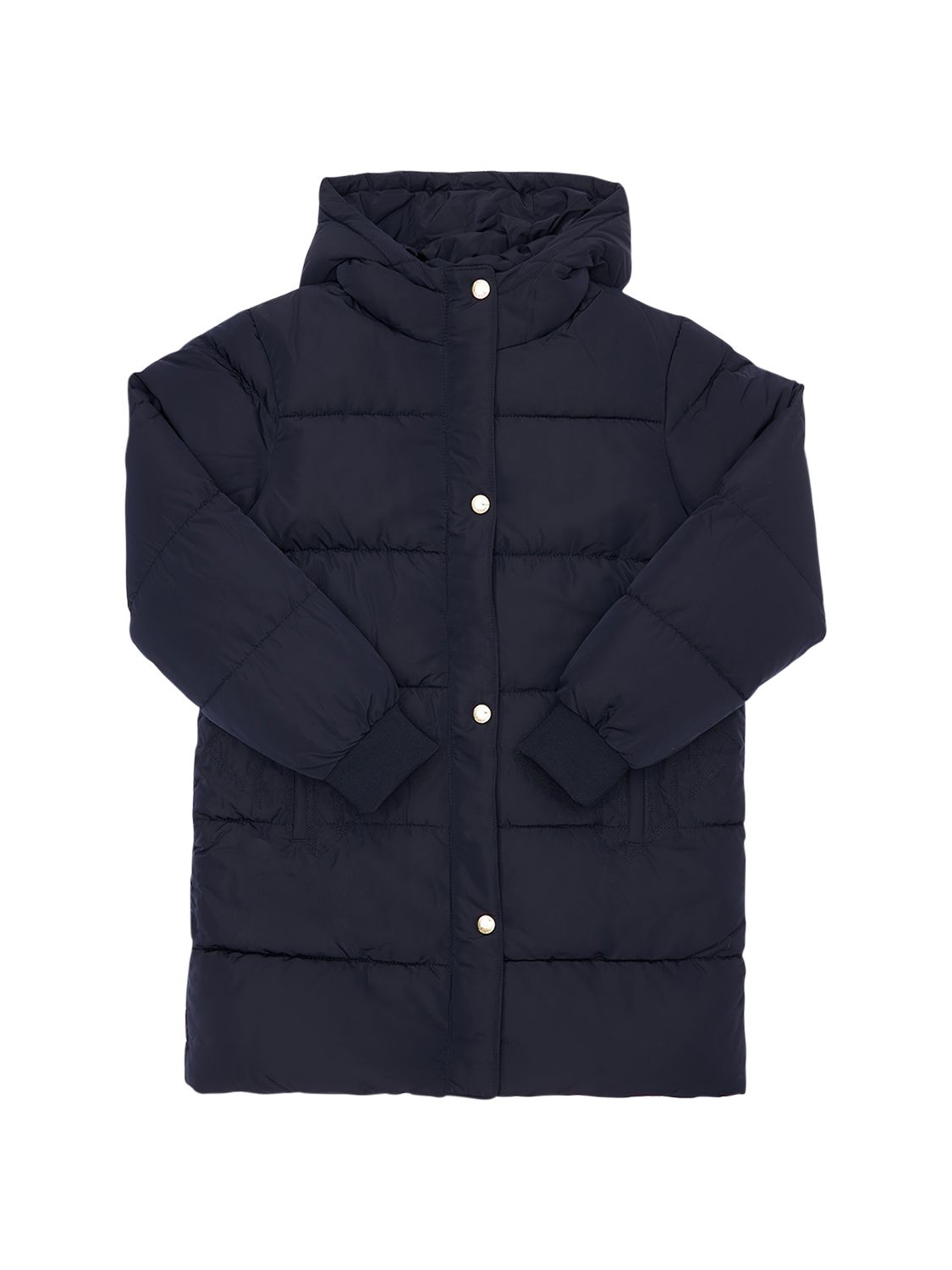 Gepolsterter Mantel Aus Nylon Mit Kapuze