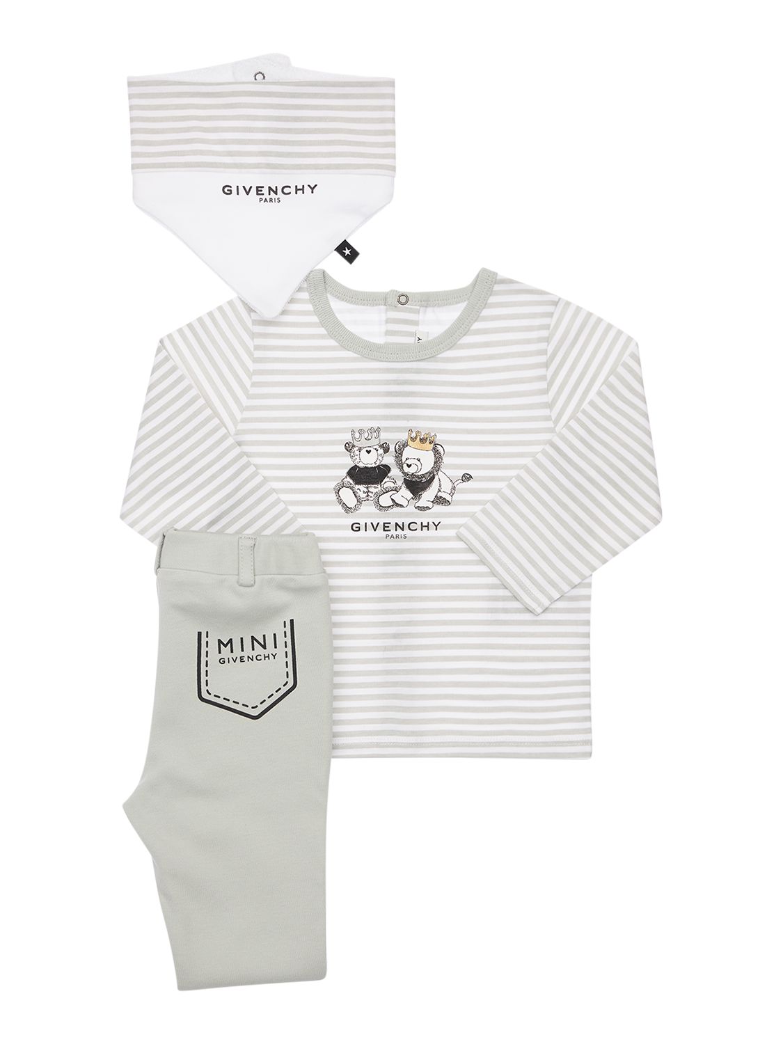 Printed cotton t-shirt, pants \u0026 bandana 