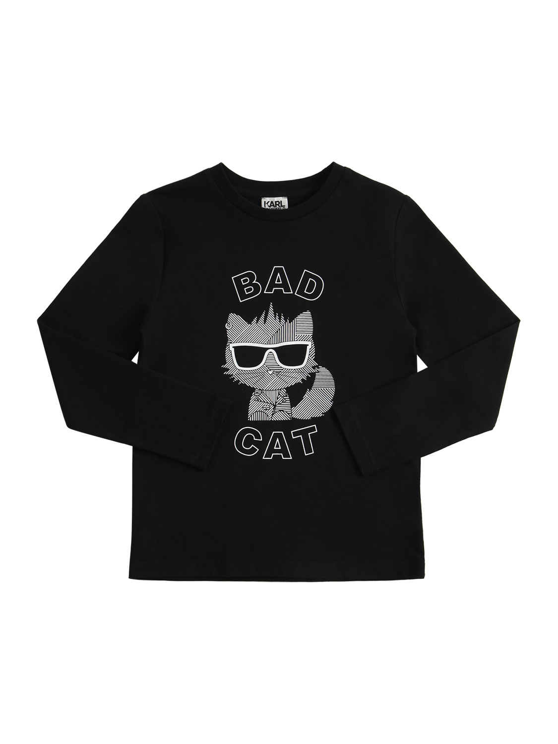 T-shirt Aus Baumwolljersey Mit Druck