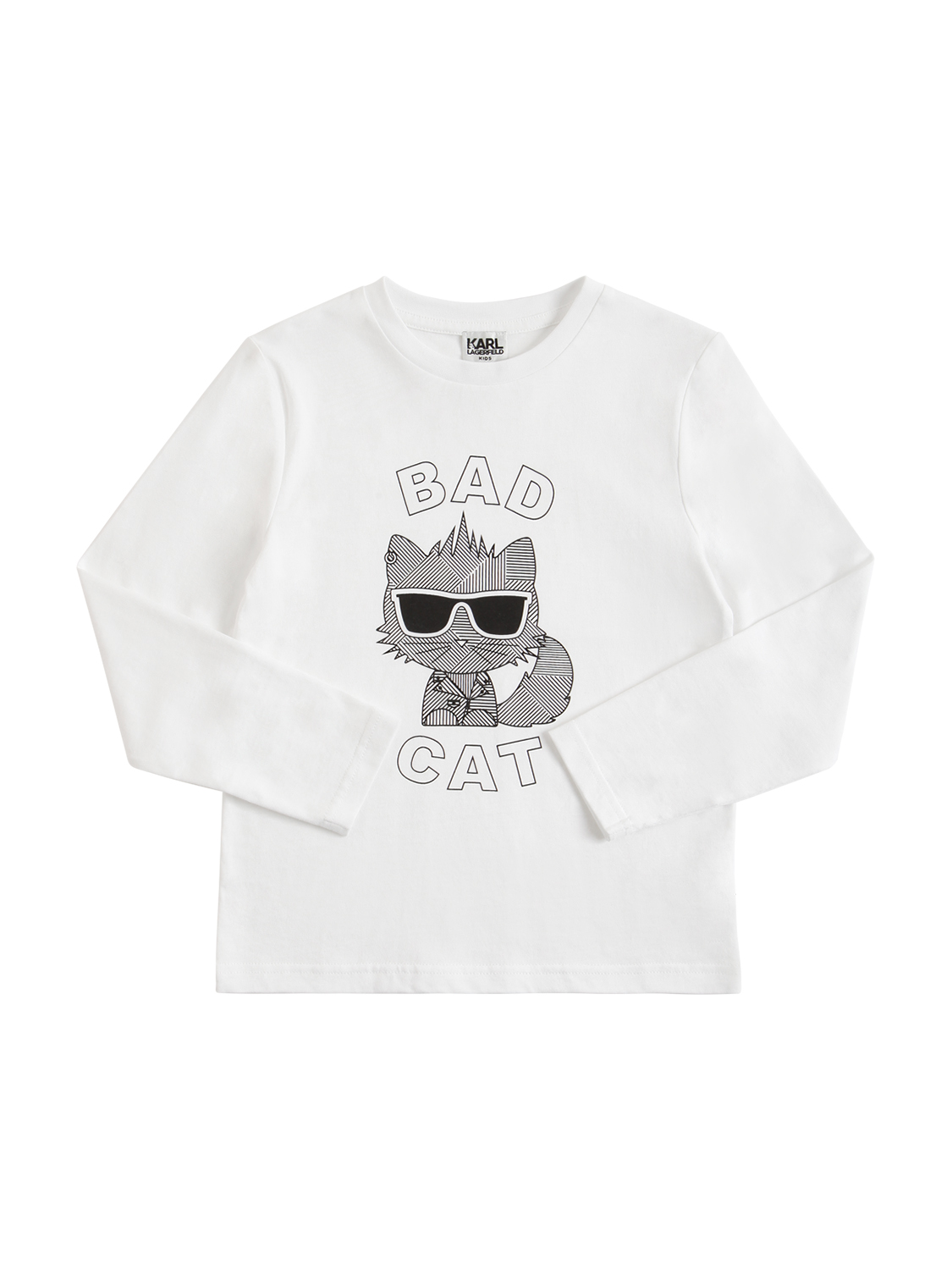 T-shirt Aus Baumwolljersey Mit Druck