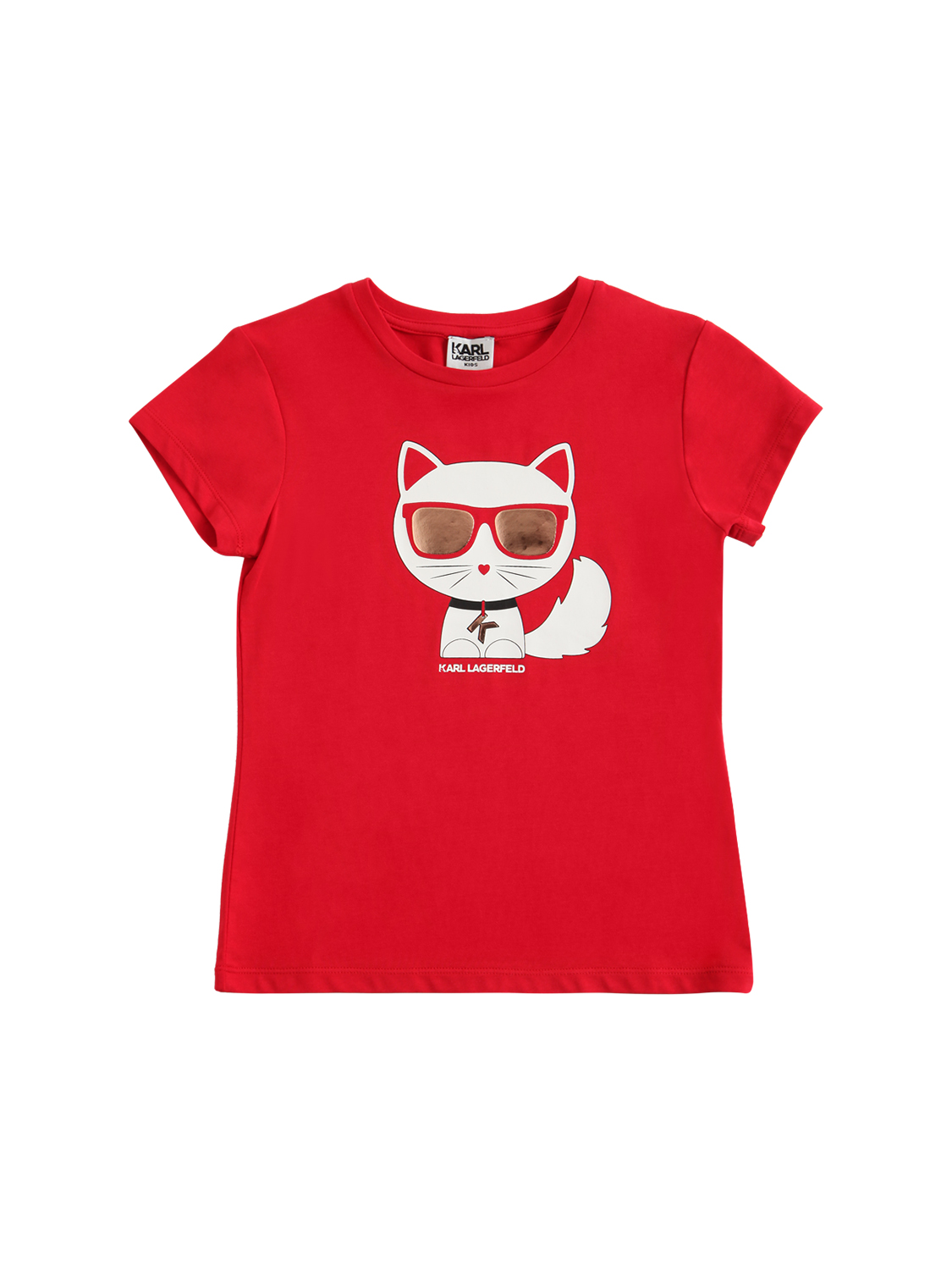 T-shirt Aus Bio-baumwollmischung "choupette"