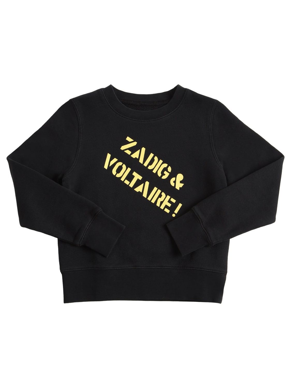 Zadig & Voltaire Logo-print Crewneck Sweatshirt In Black