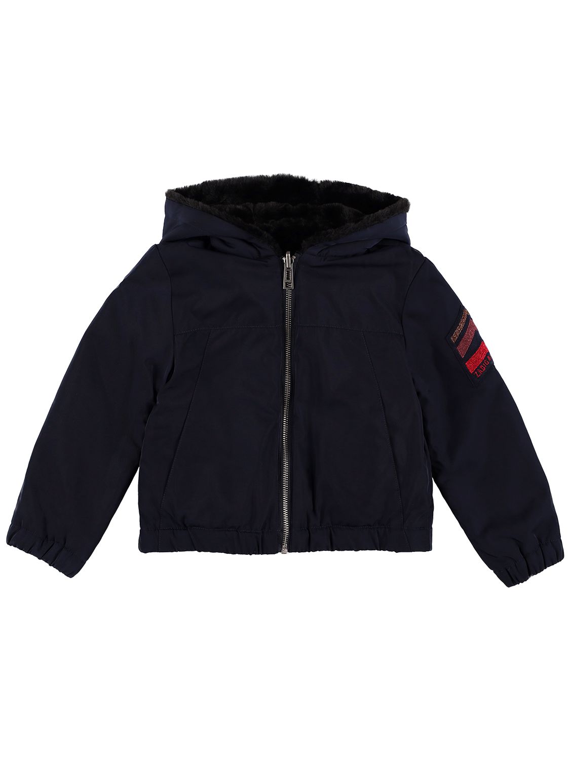Zadig&voltaire Reversible hooded nylon bomber jacket Navy Luisaviaroma