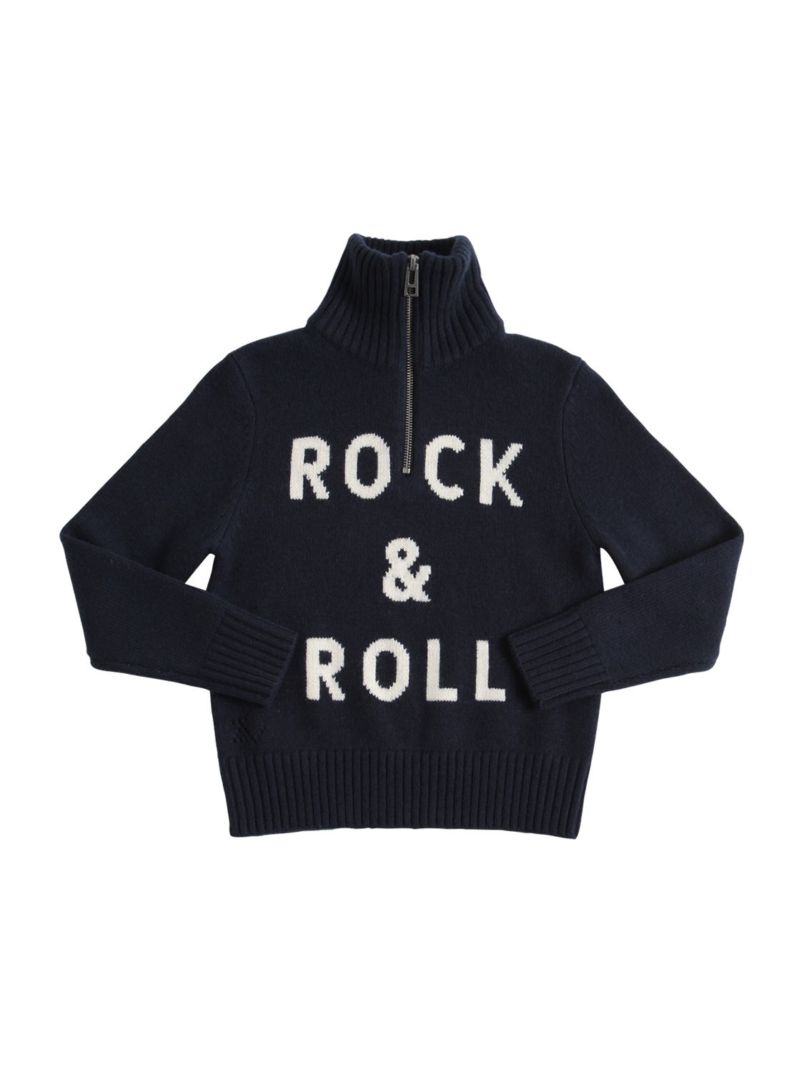 Sweater Aus Wollmischstrick