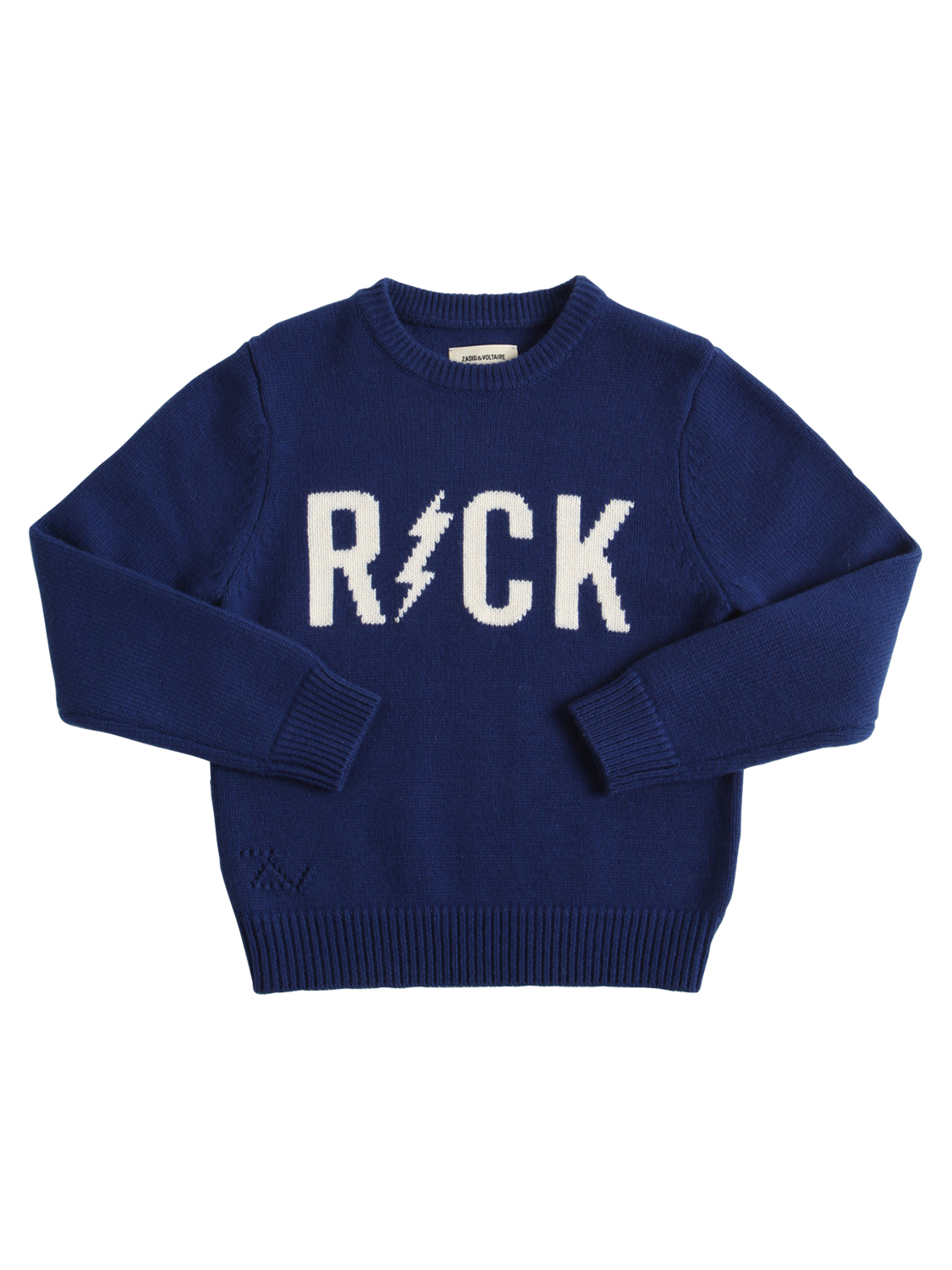 Sweater Aus Wollmischstrick