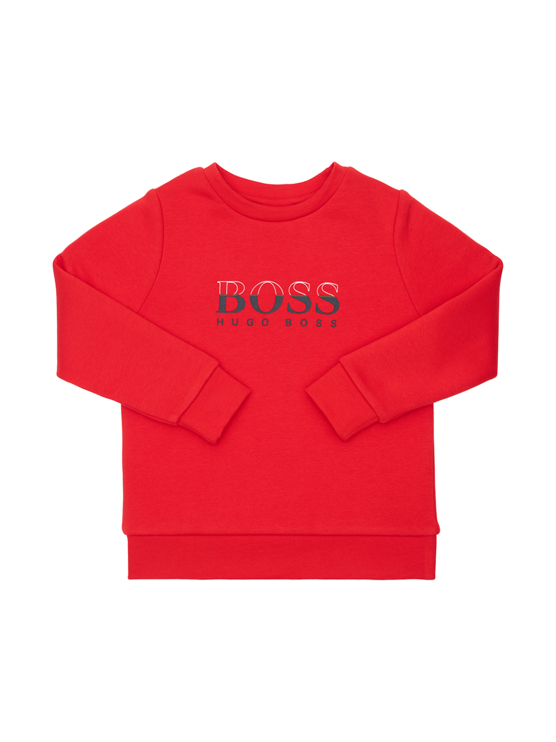 Sweatshirt Aus Baumwollmischung Mit Logodruck