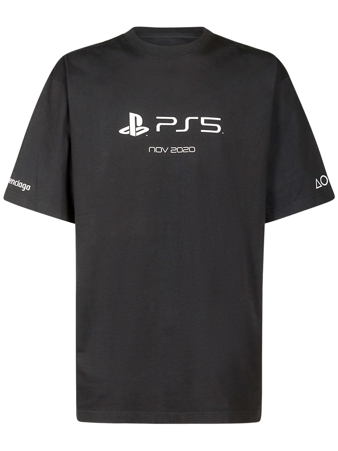 roto para agregar equivocado BALENCIAGA Playstation Cotton T-Shirt de Hombres