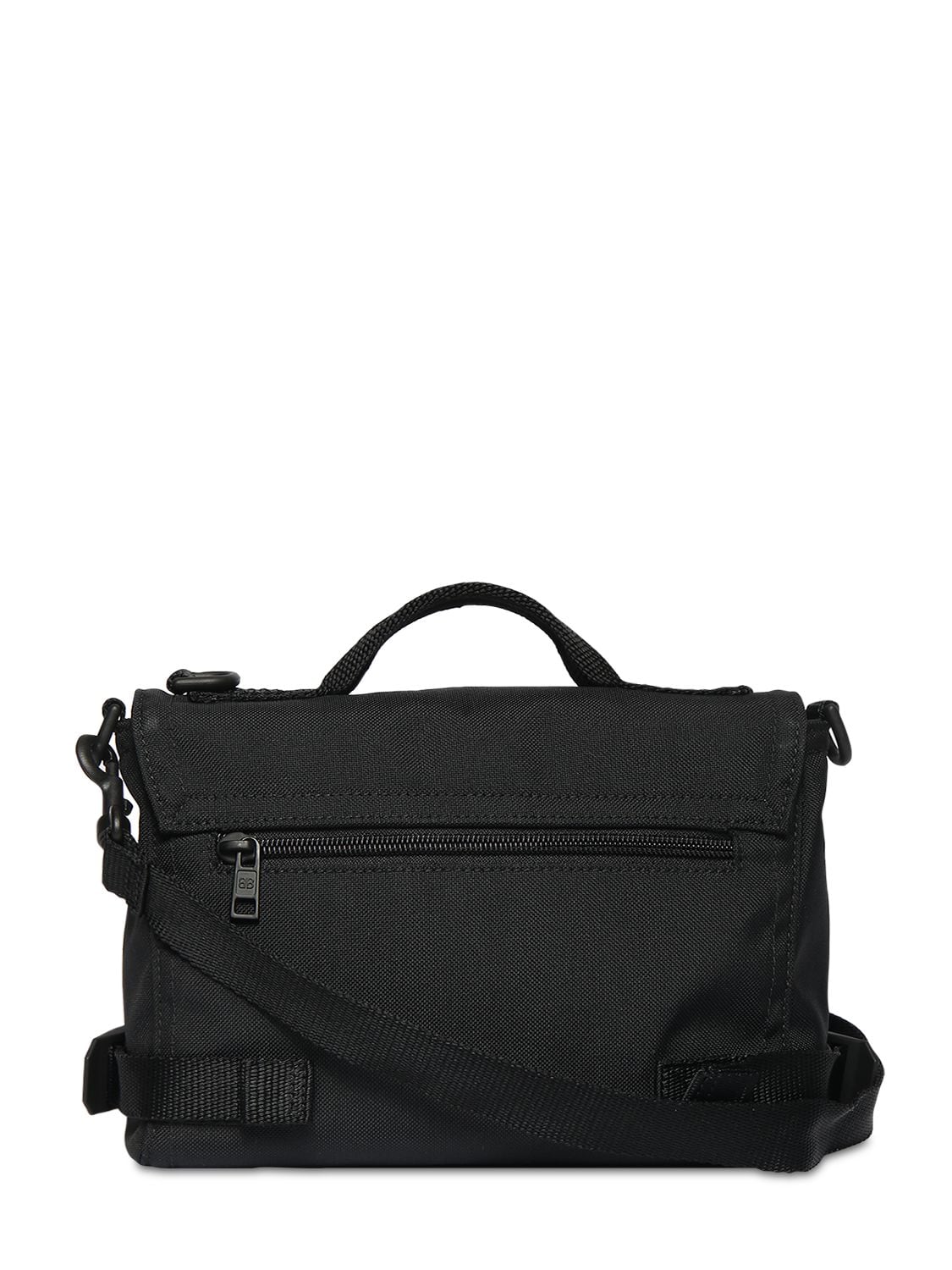 Shop Balenciaga Army Recycled Nylon Messenger Bag In Black