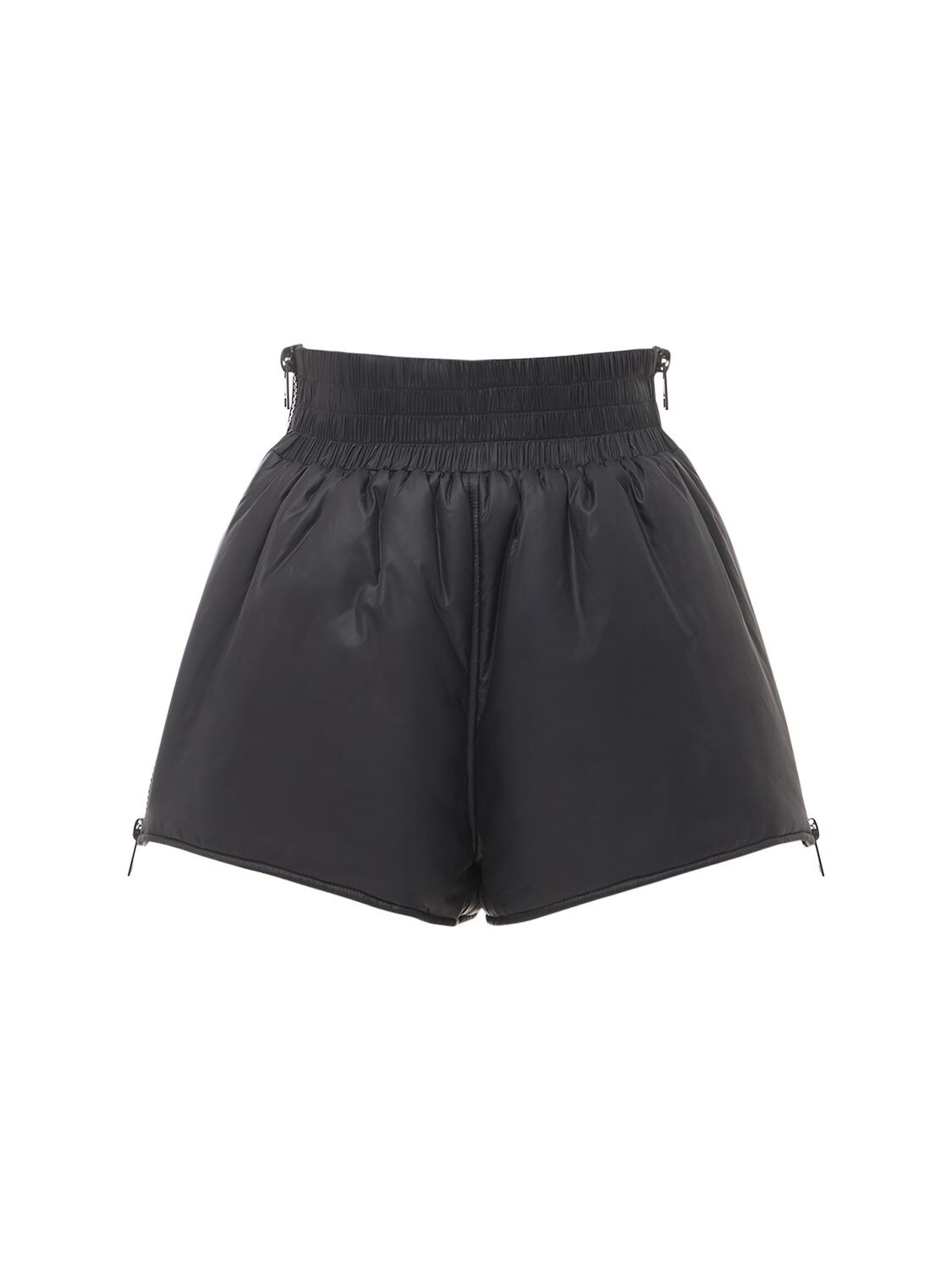 RED VALENTINO BLACK TAG NYLON SHORTS W/SIDE ZIPS,74IP25049-ME5P0