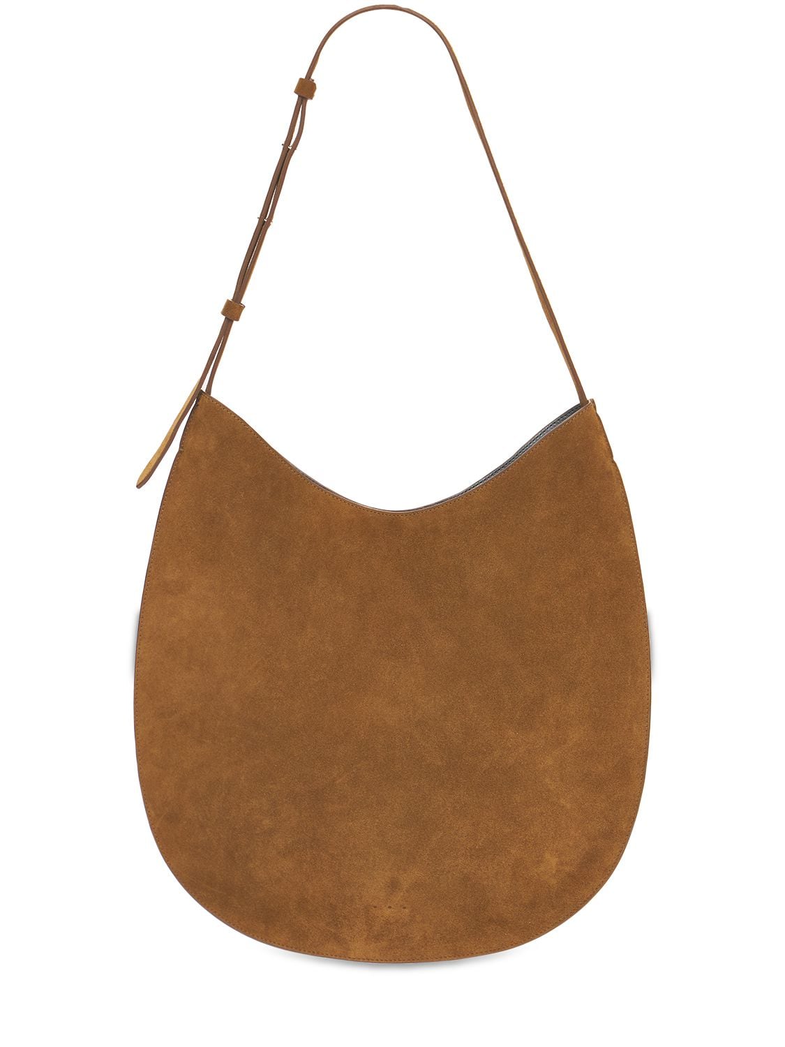 AESTHER EKME Flat Hobo Leather Shoulder Bag - Brown