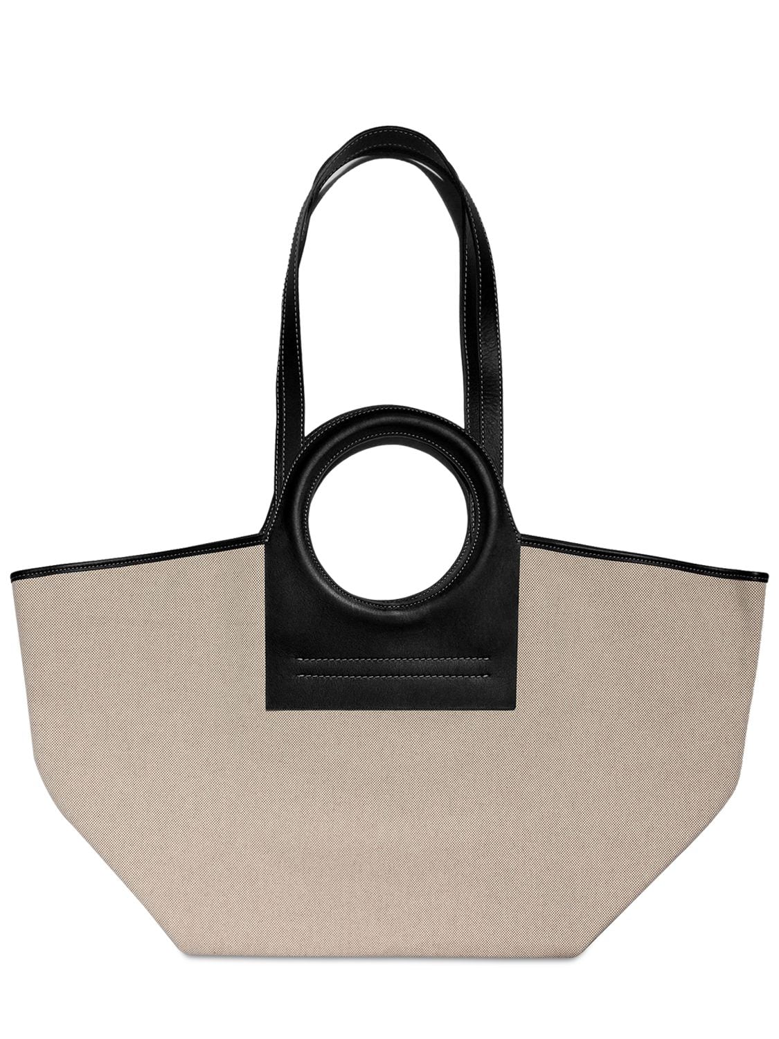 HEREU Cala Small Grainy Cotton-Canvas Tote Bag