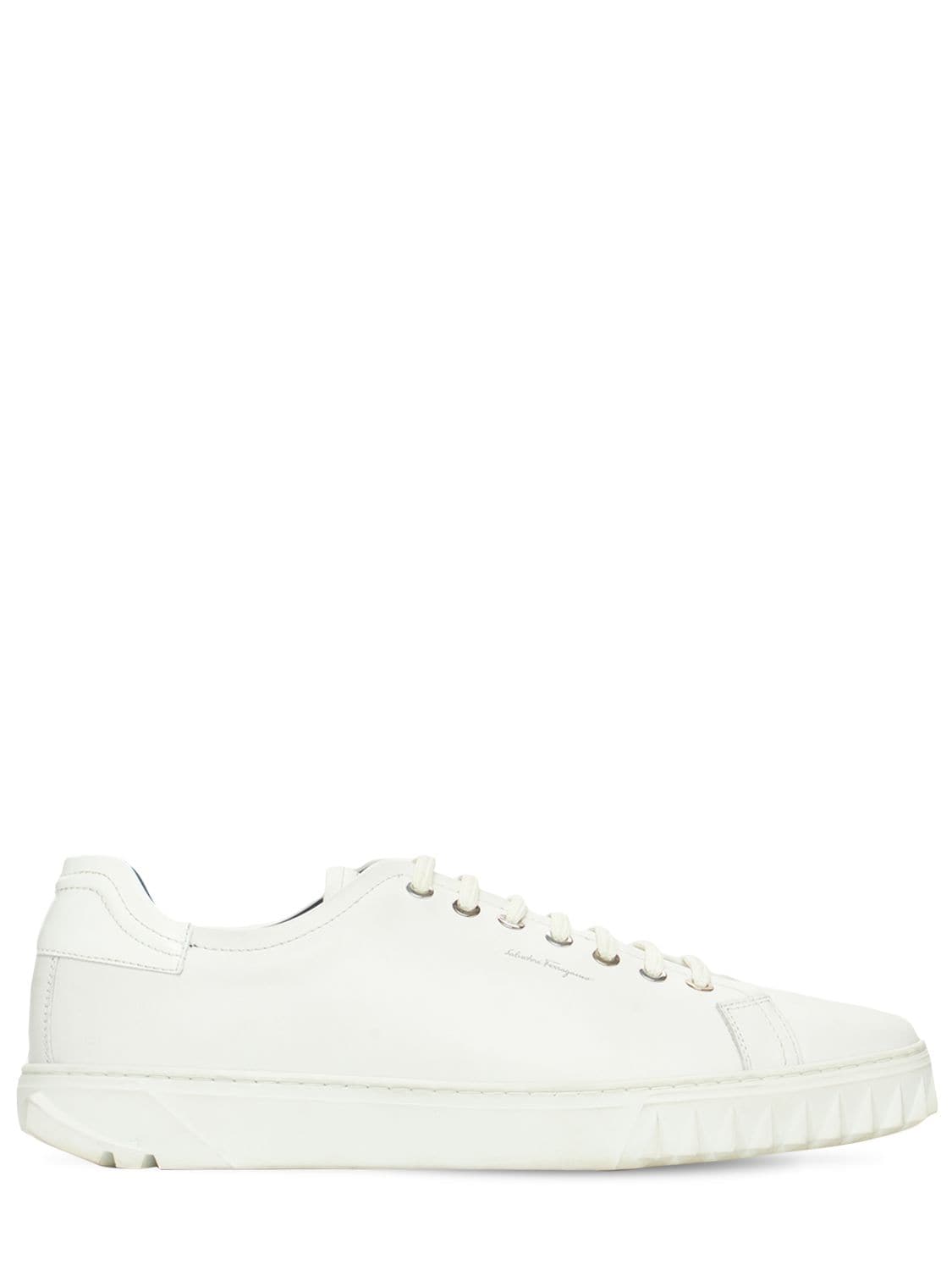 FERRAGAMO CUBE LEATHER trainers,74IR0Q003-NJG2MJK00