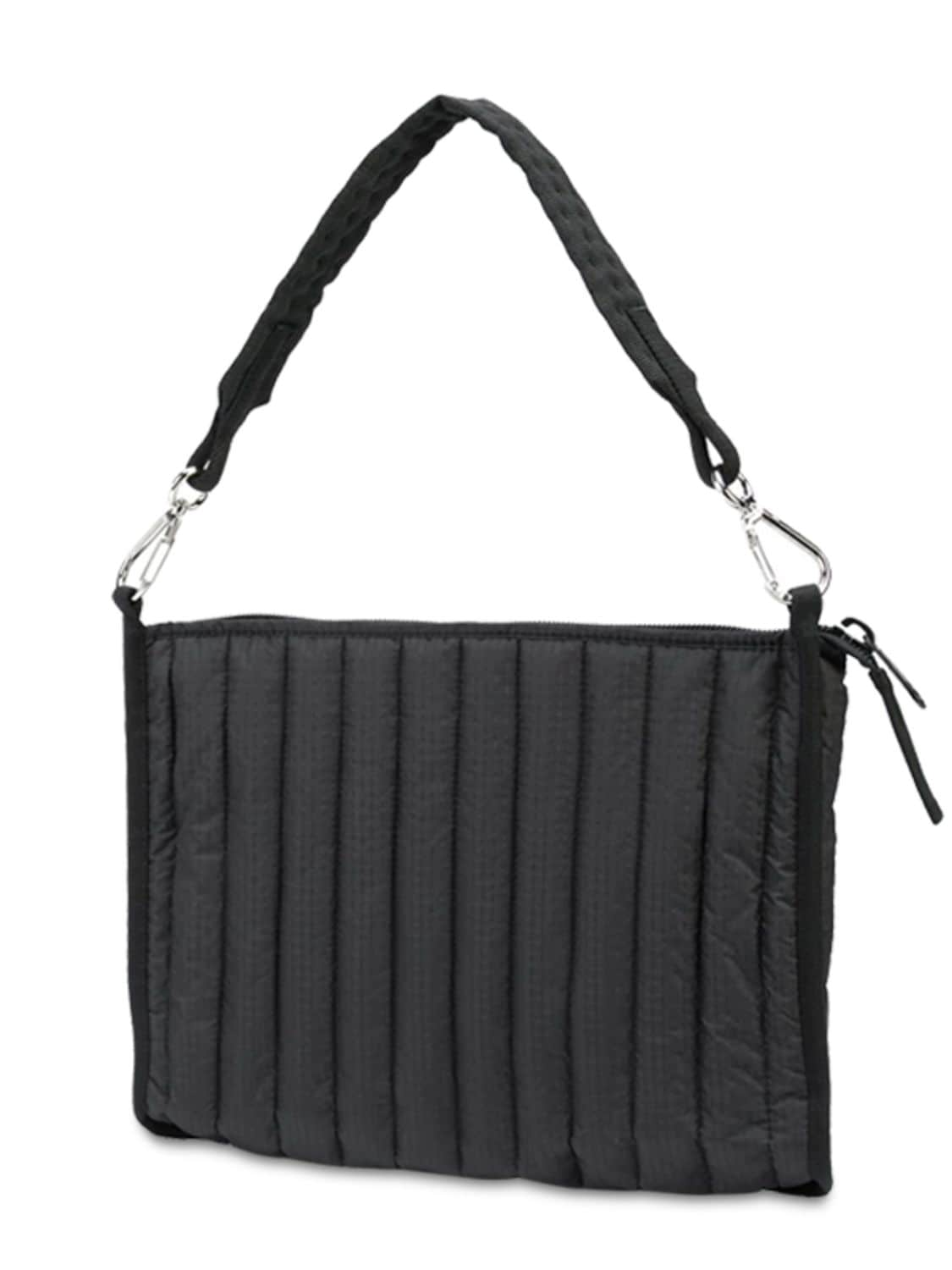 Shop Alexander Wang Elite Ripstop Nylon Shoulder Bag In 블랙