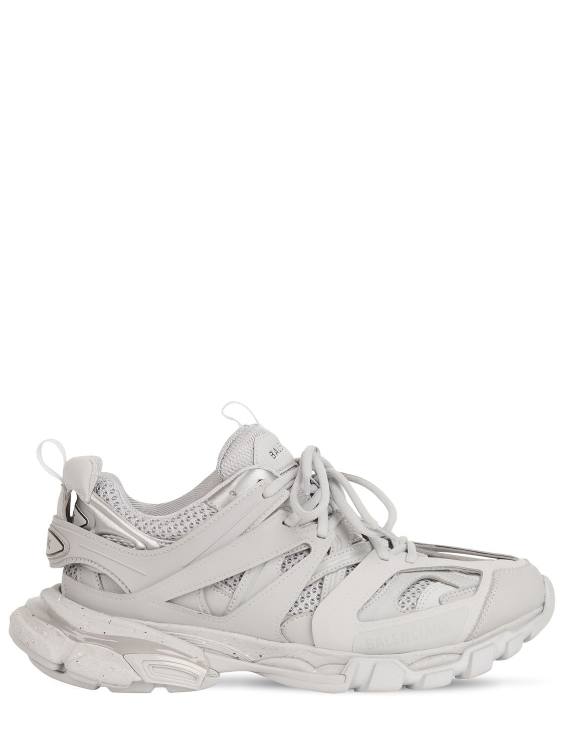 Shop Balenciaga Track Sneakers In Серый