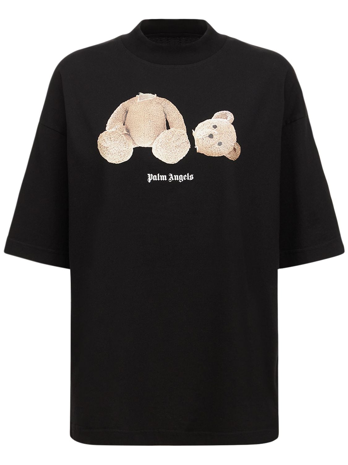 PALM ANGELS 小熊棉质短款T恤,74IRT9022-MTA2MA2