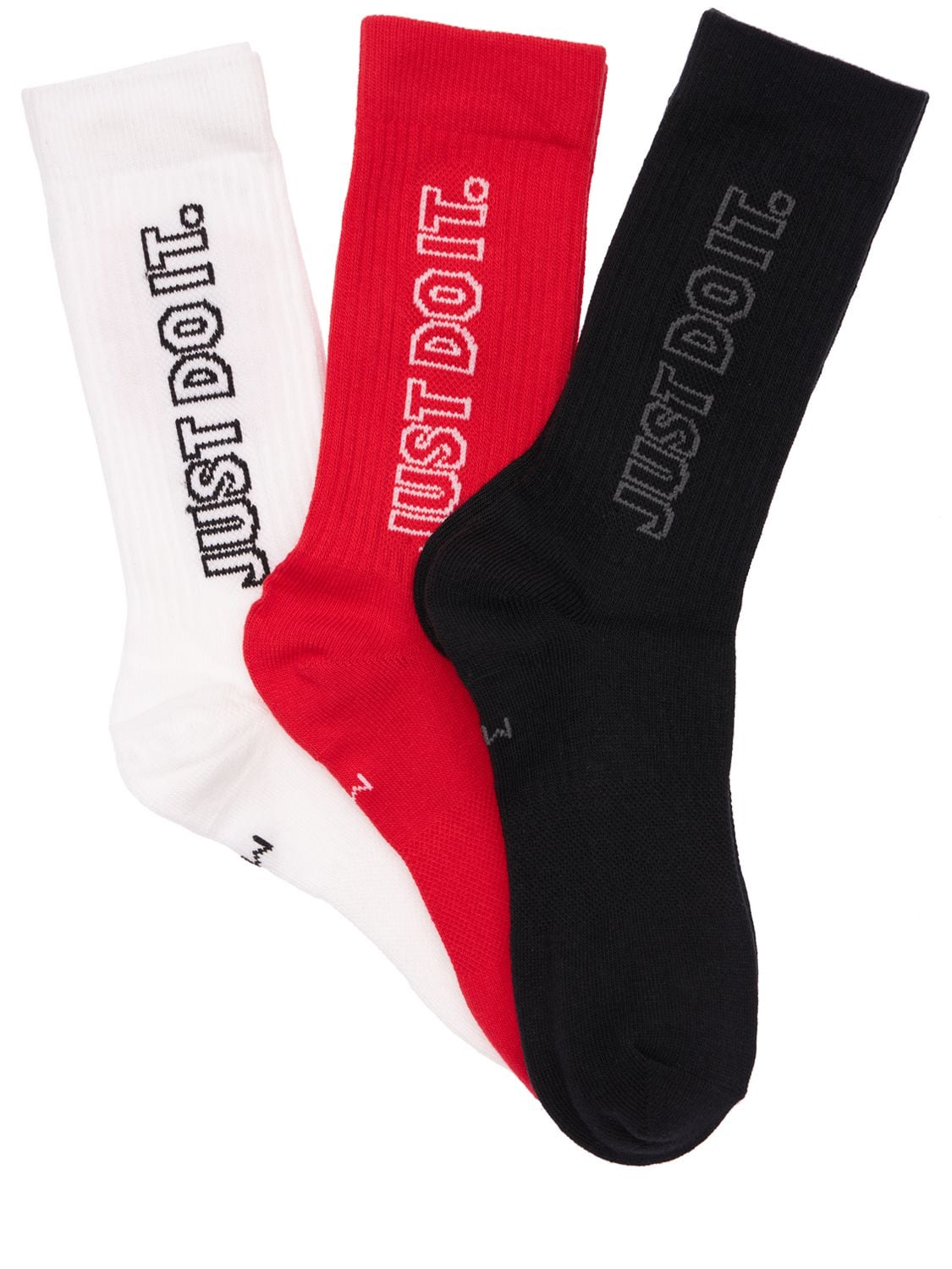 Nike 3 Pack Everyday Essential Jdi Socks In Black red white ModeSens