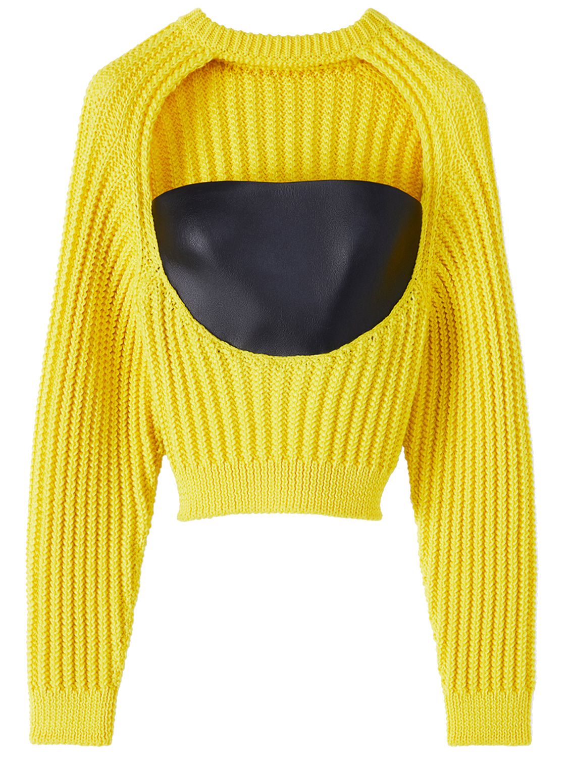 Wool Knit Sweater W/...